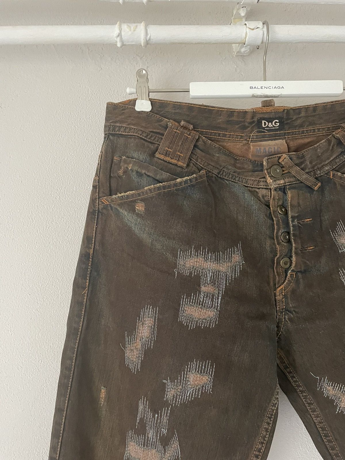 Dolce & Gabbana Boro Stitching Jeans Size US 32 / EU 48 - 2 Thumbnail