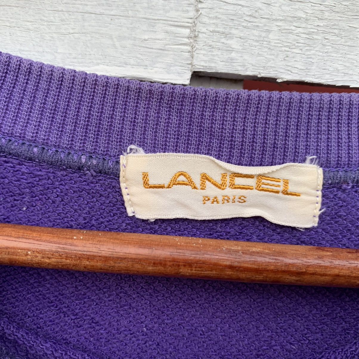Lancel × Vintage Vintage 90s Lancel Sweatshirt Embroidered Logo Size US L / EU 52-54 / 3 - 8 Thumbnail