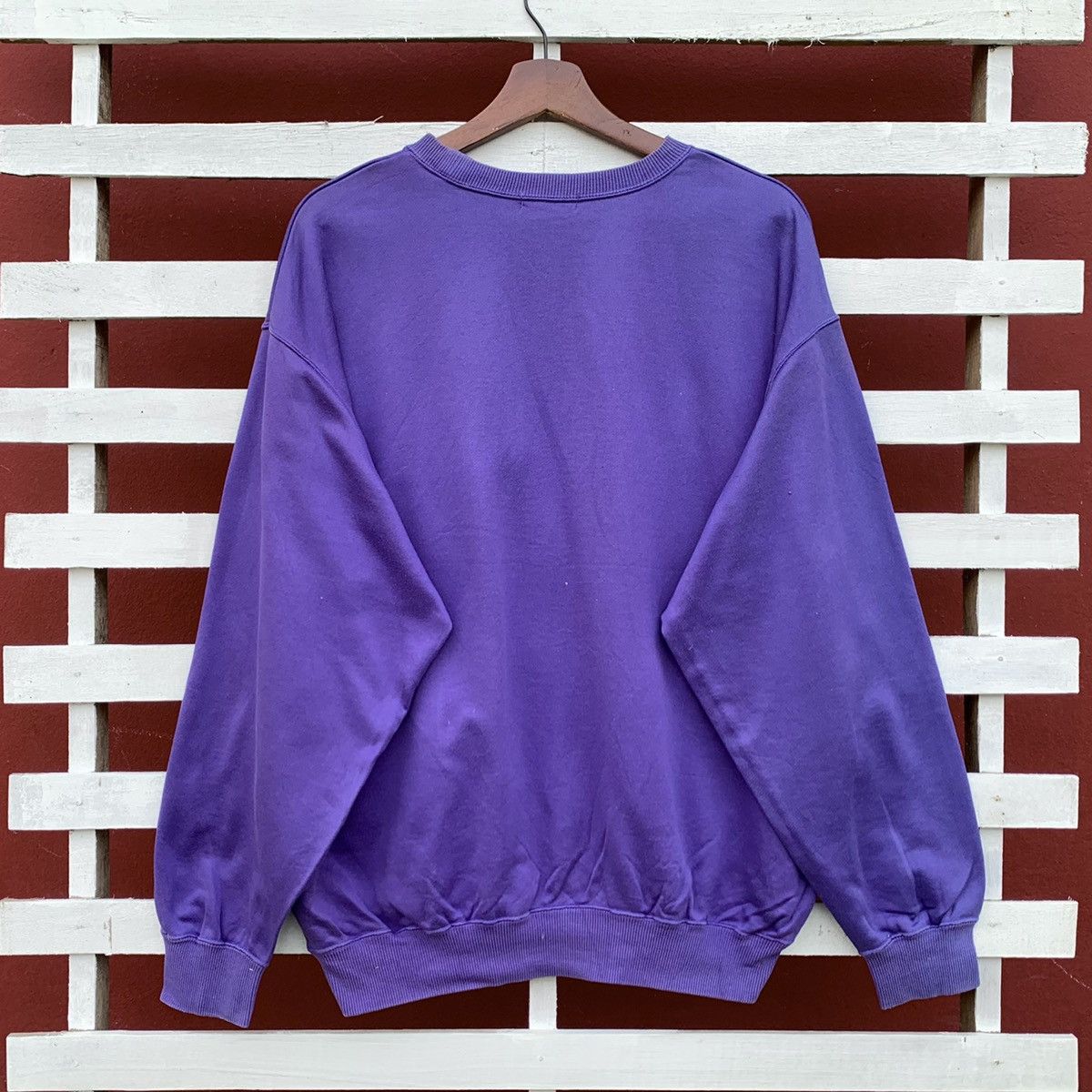 Lancel × Vintage Vintage 90s Lancel Sweatshirt Embroidered Logo Size US L / EU 52-54 / 3 - 2 Thumbnail