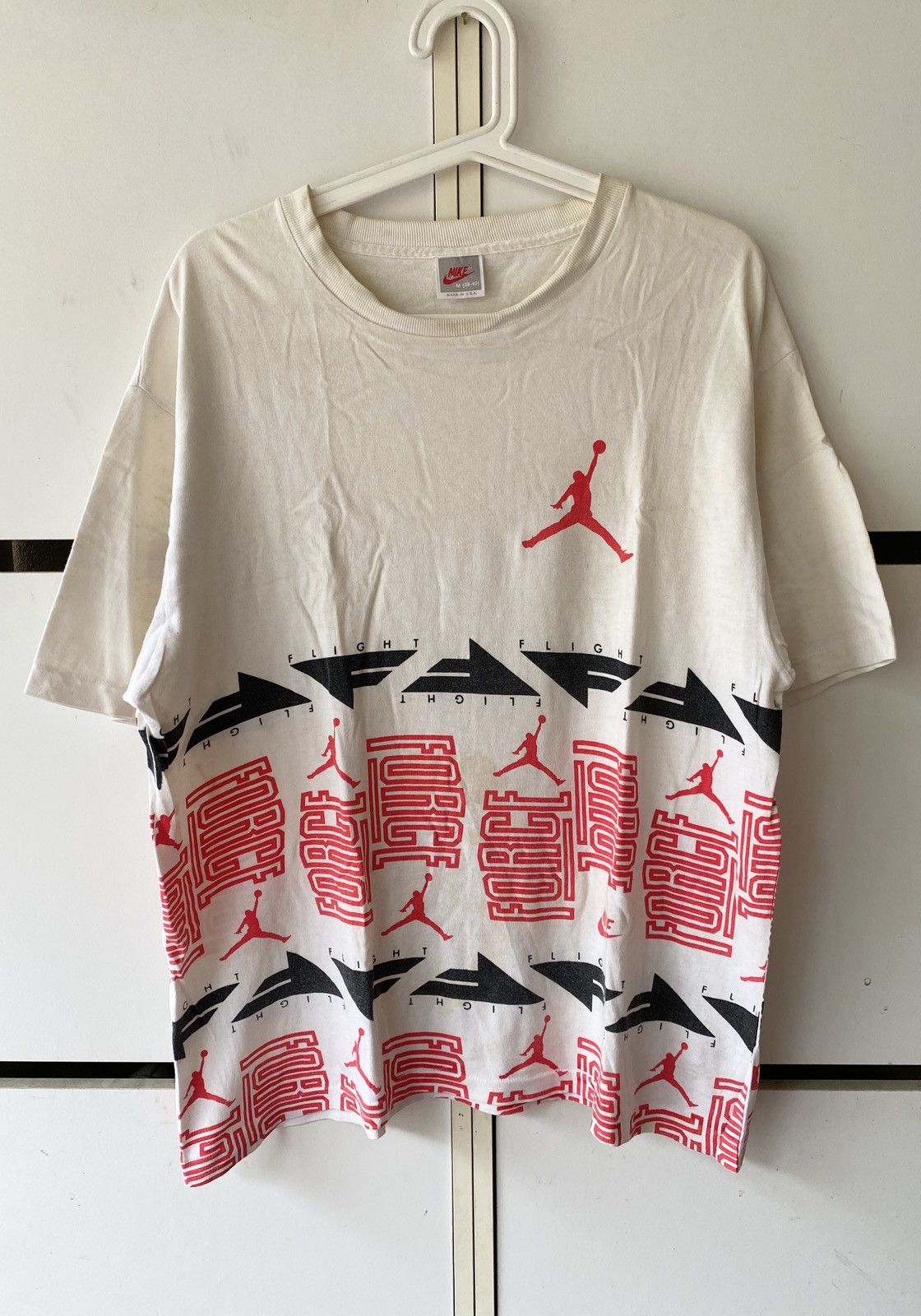 Nike × Vintage VINTAGE NIKE AIR FORCE PRINT TEE Size US M / EU 48-50 / 2 - 1 Thumbnail