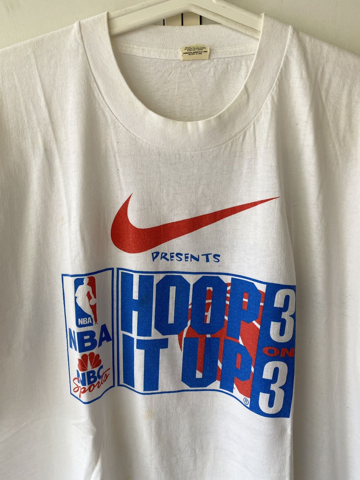 Nike × Vintage VINTAGE 1996 NIKE HOOP 3 IT UP 3 STREET BASKETBALL TEE Size US L / EU 52-54 / 3 - 2 Thumbnail