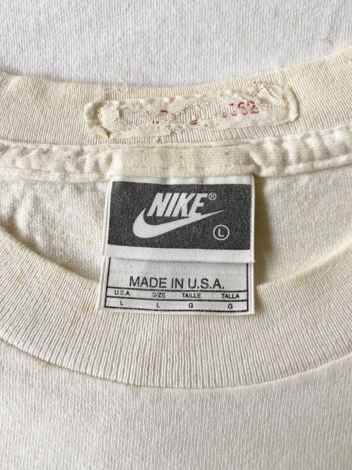 Nike × Vintage VINTAGE 90’ NIKE MICHAEL JORDAN RESTAURANT TEE Size US L / EU 52-54 / 3 - 7 Thumbnail