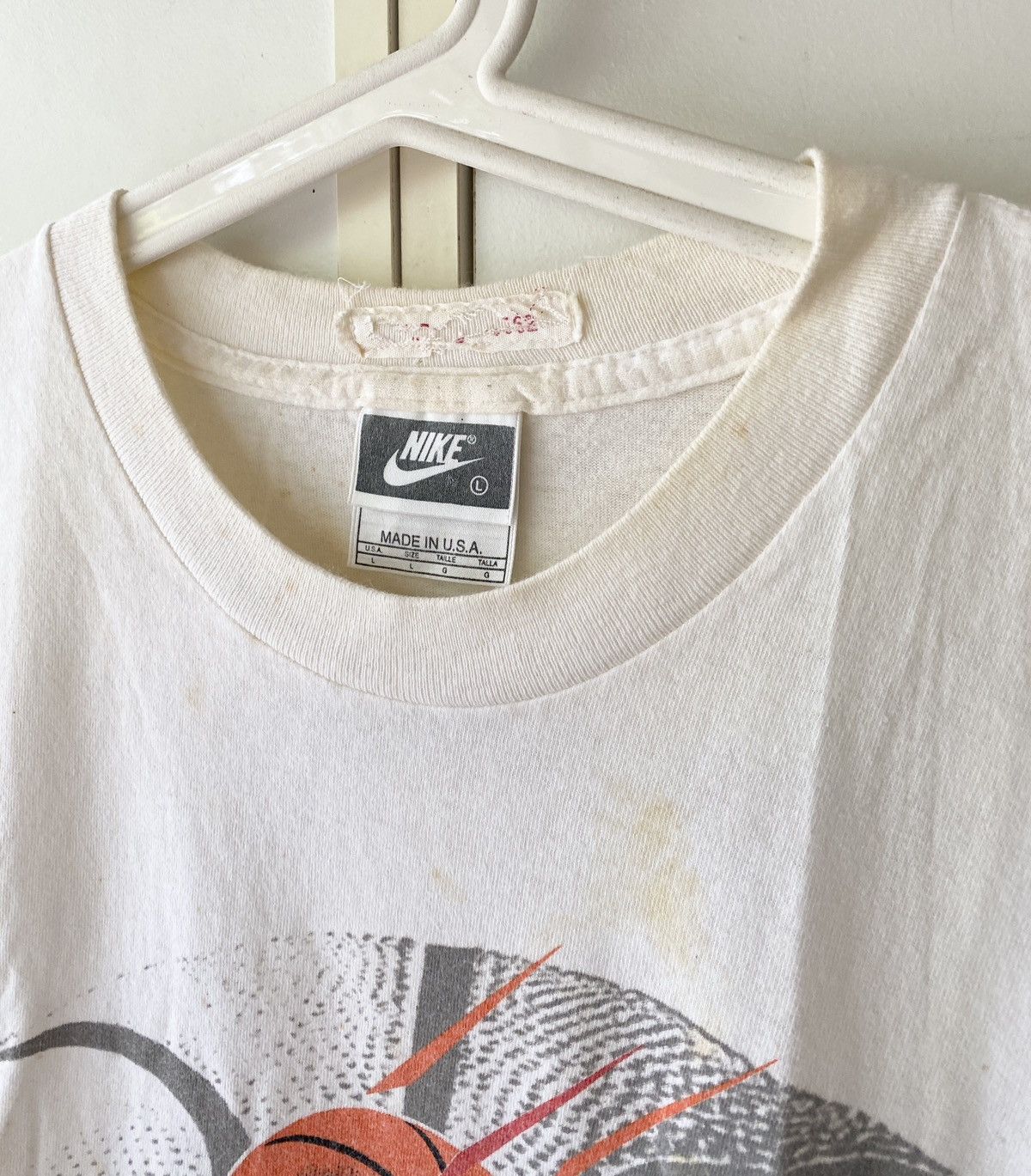 Nike × Vintage VINTAGE 90’ NIKE MICHAEL JORDAN RESTAURANT TEE Size US L / EU 52-54 / 3 - 4 Thumbnail