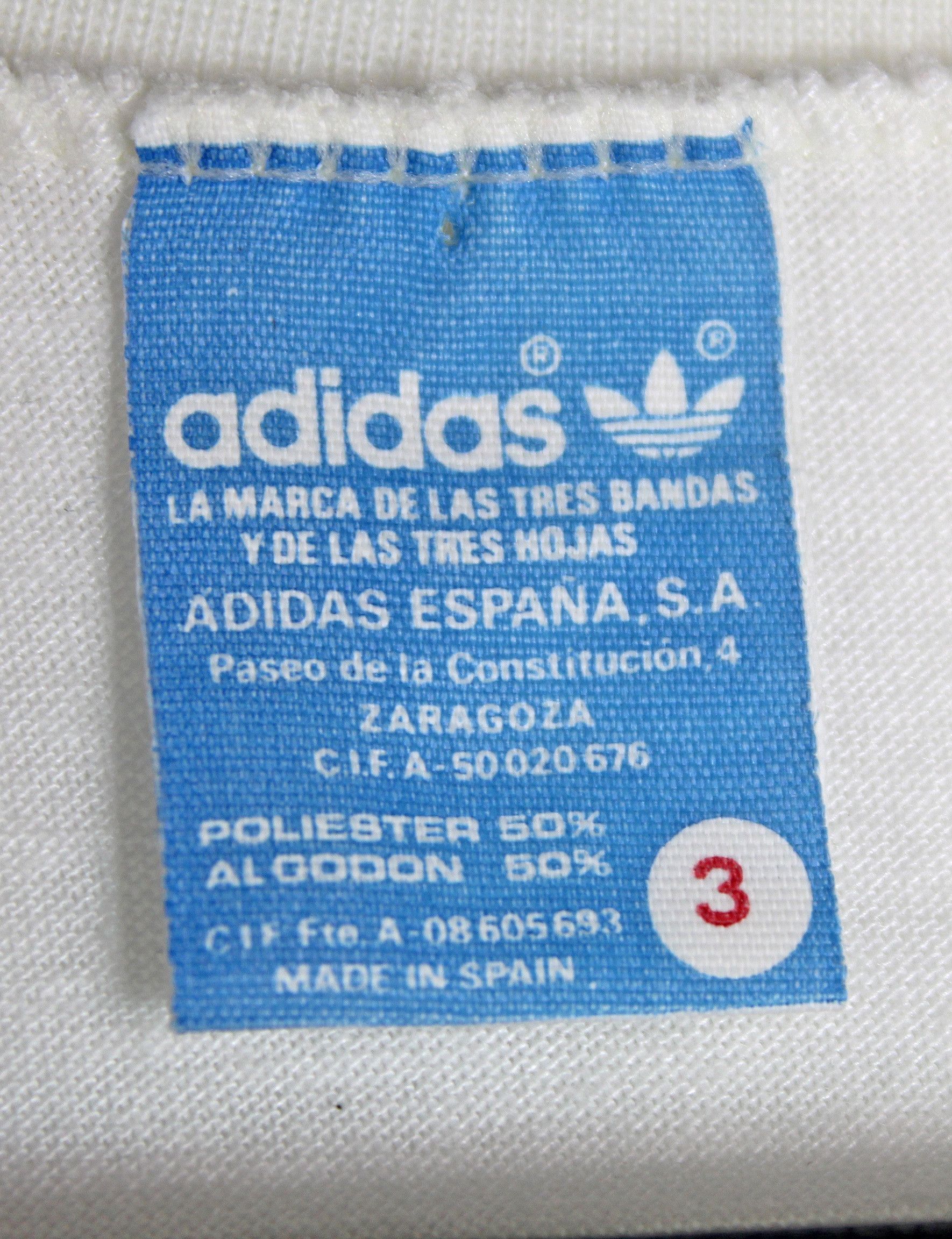 Adidas NOS 80s vintage adidas Watersports t-shirt Spain OG DS Size US XS / EU 42 / 0 - 7 Thumbnail