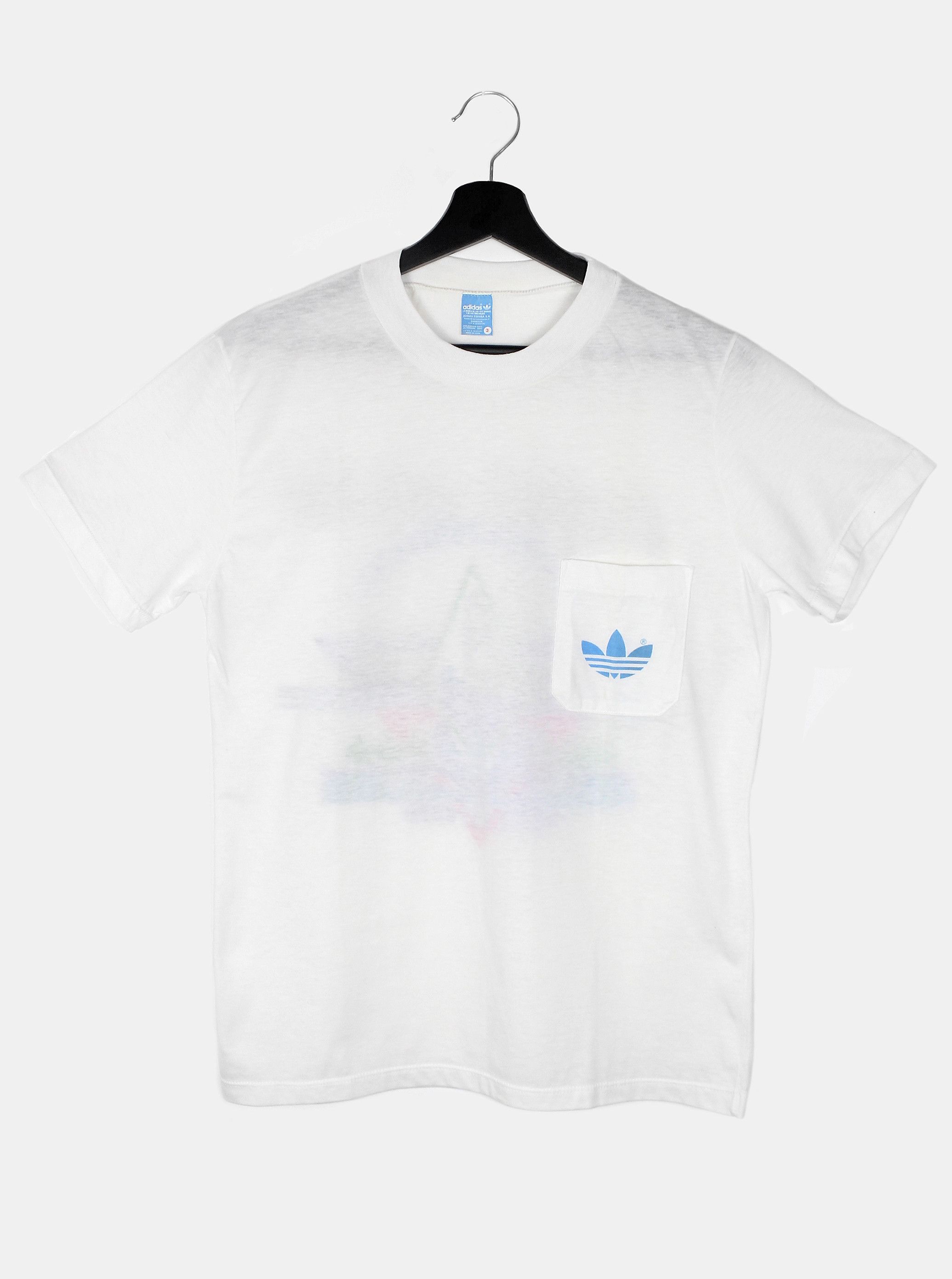 Adidas NOS 80s vintage adidas Watersports t-shirt Spain OG DS Size US XS / EU 42 / 0 - 4 Thumbnail