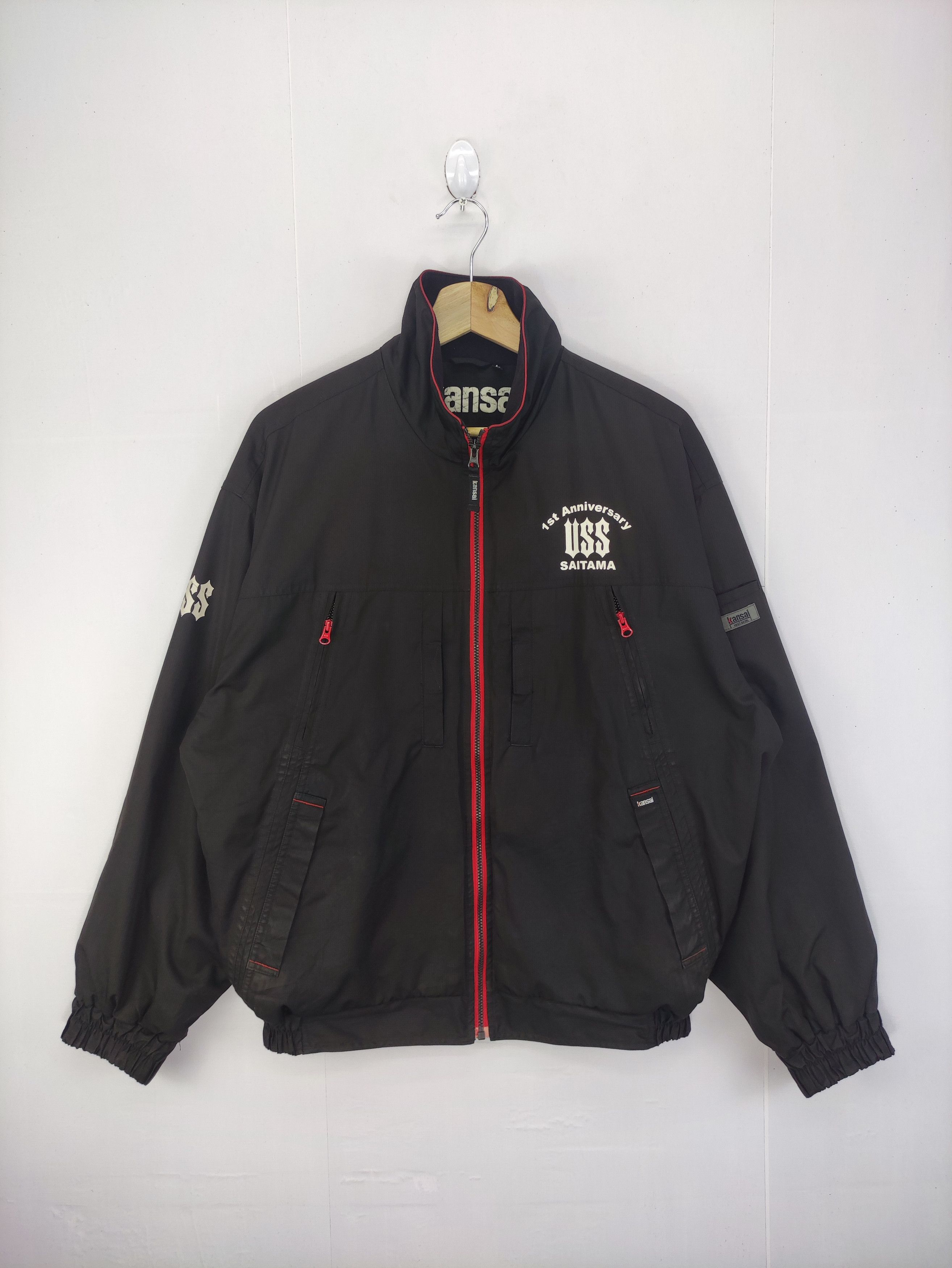 Japanese Brand Vintage Kansai Winbreaker Jacket Zipper Size US L / EU 52-54 / 3 - 1 Thumbnail