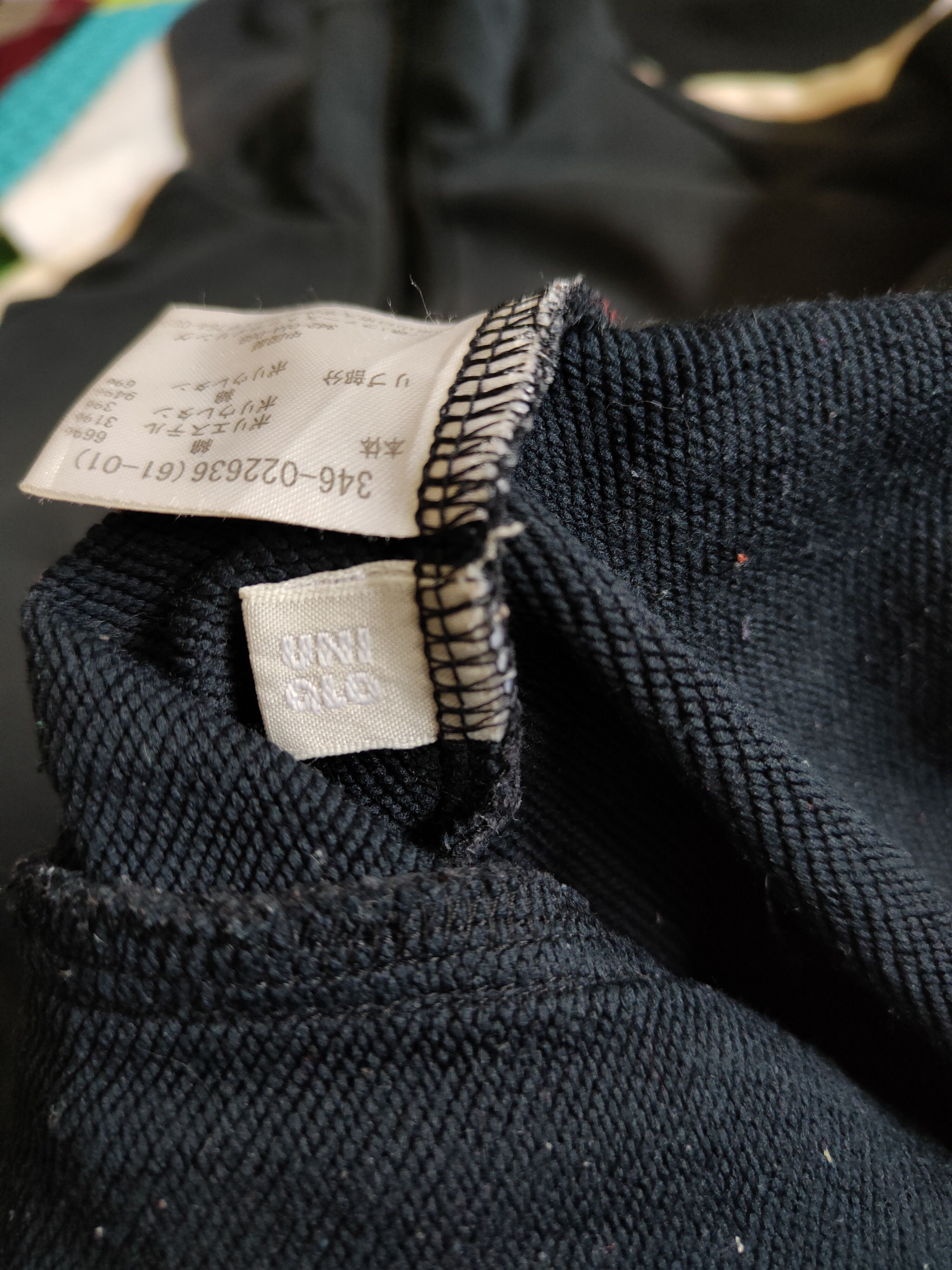 Japanese Brand DL Uniqlo UG Faded Dark Blue vintage Sweater #5418 Size US L / EU 52-54 / 3 - 12 Thumbnail