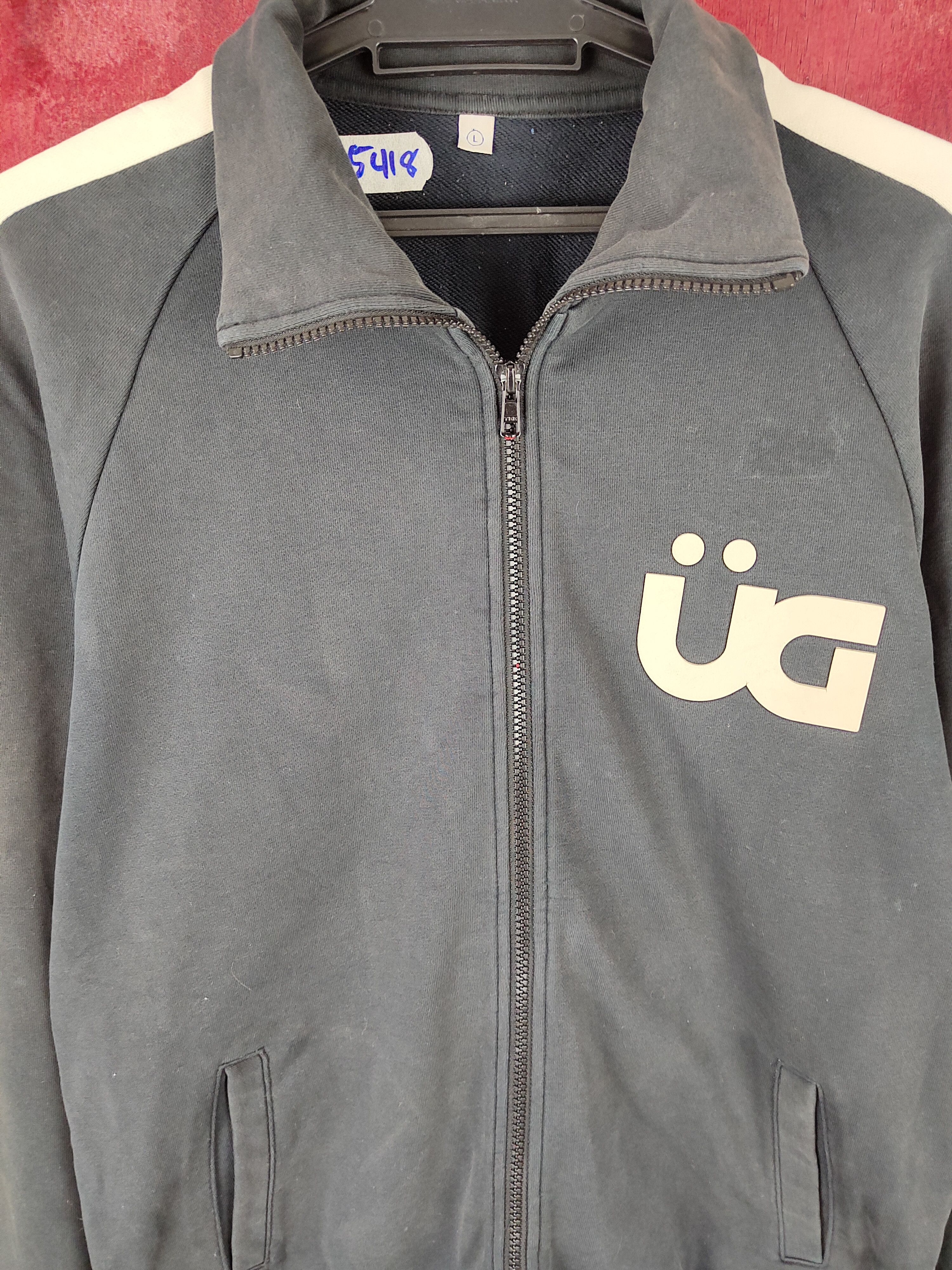 Japanese Brand DL Uniqlo UG Faded Dark Blue vintage Sweater #5418 Size US L / EU 52-54 / 3 - 2 Thumbnail