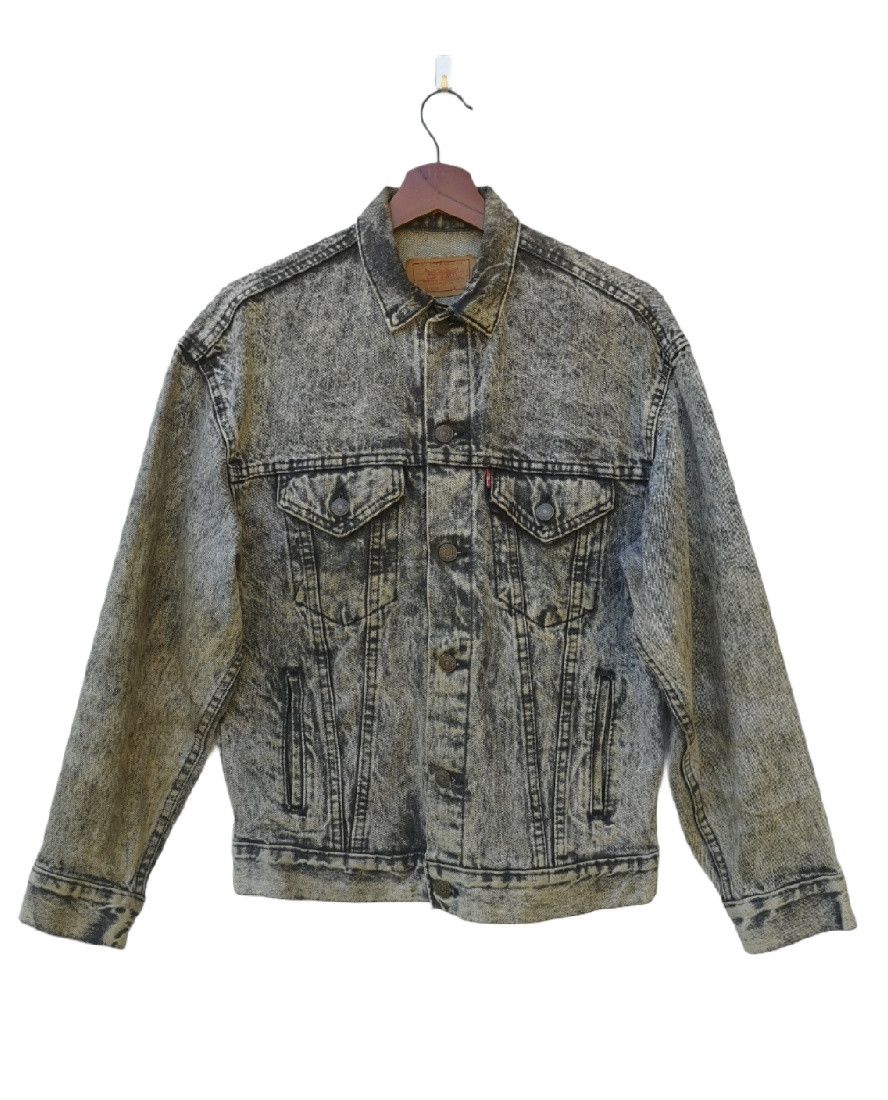 Levi's Vintage Levis Acid Wash Jacket Size US L / EU 52-54 / 3 - 1 Thumbnail