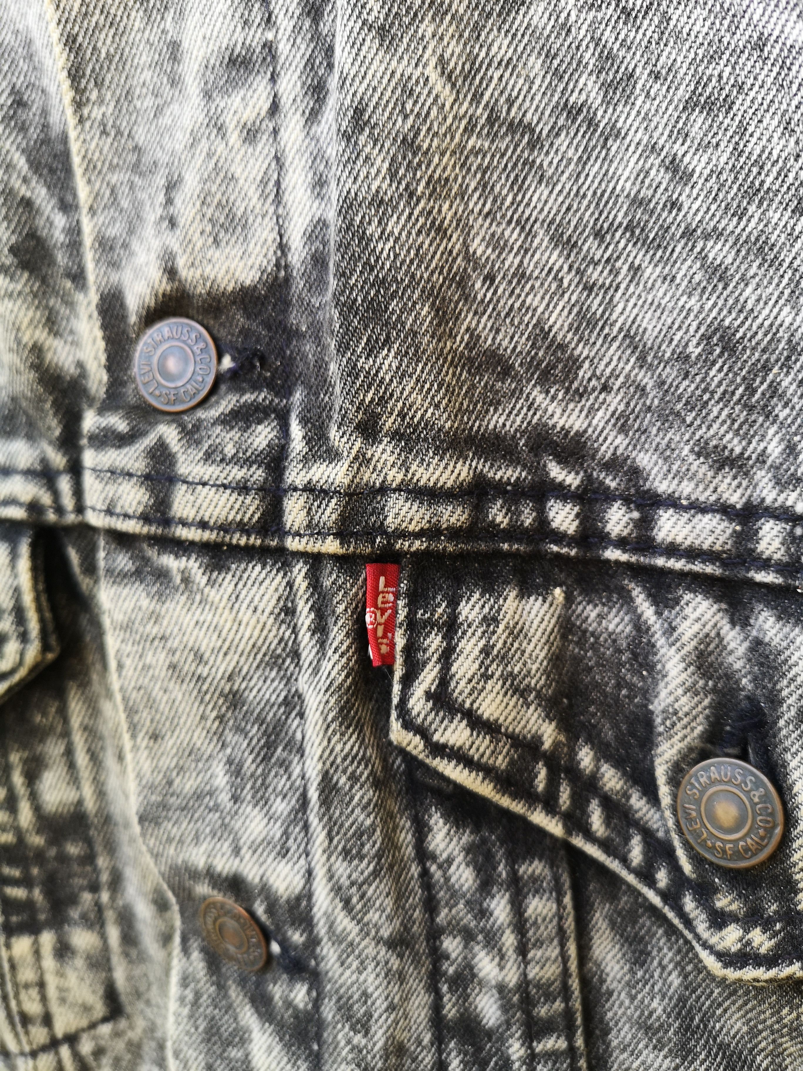Levi's Vintage Levis Acid Wash Jacket Size US L / EU 52-54 / 3 - 6 Thumbnail