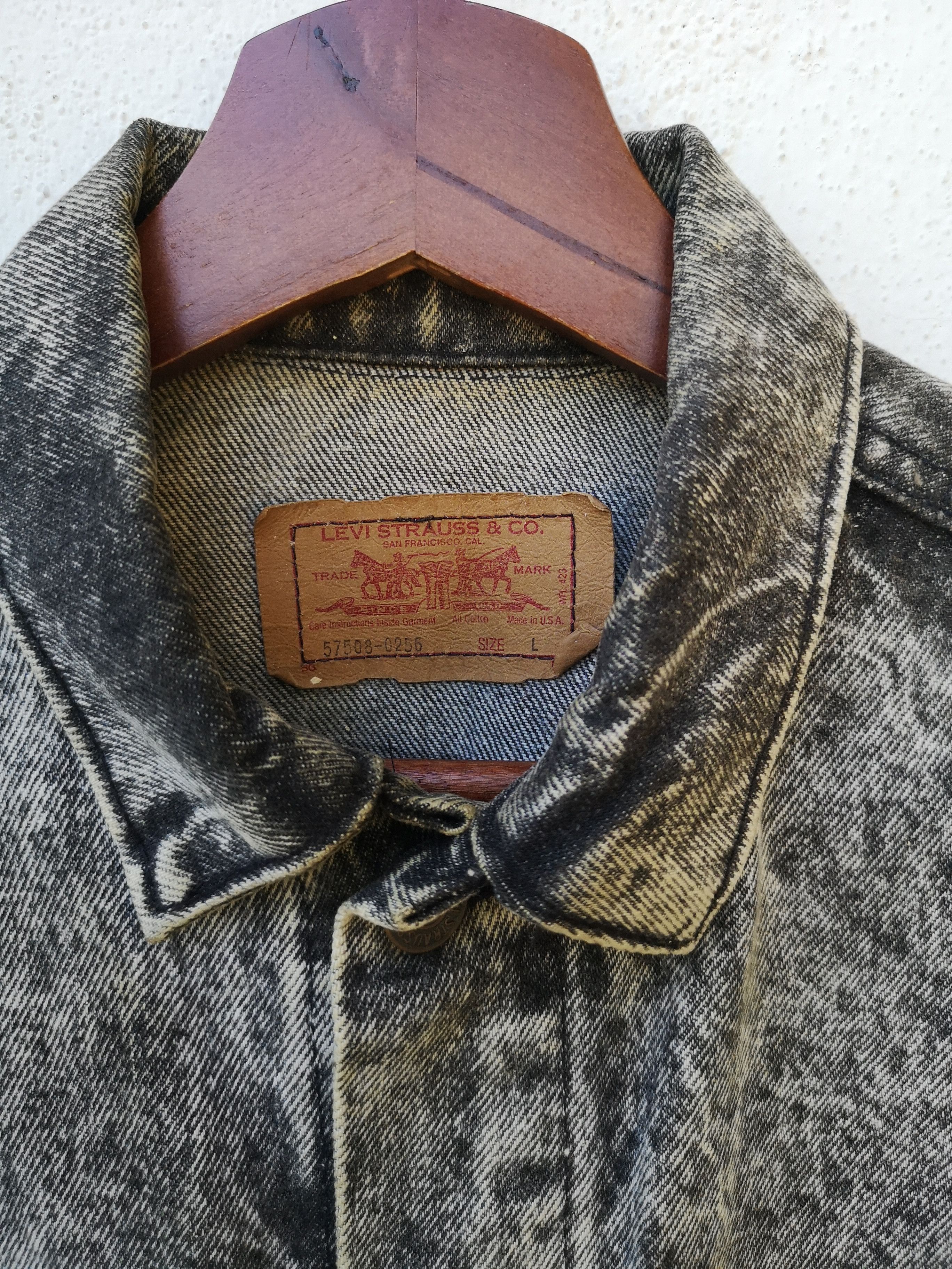 Levi's Vintage Levis Acid Wash Jacket Size US L / EU 52-54 / 3 - 7 Thumbnail