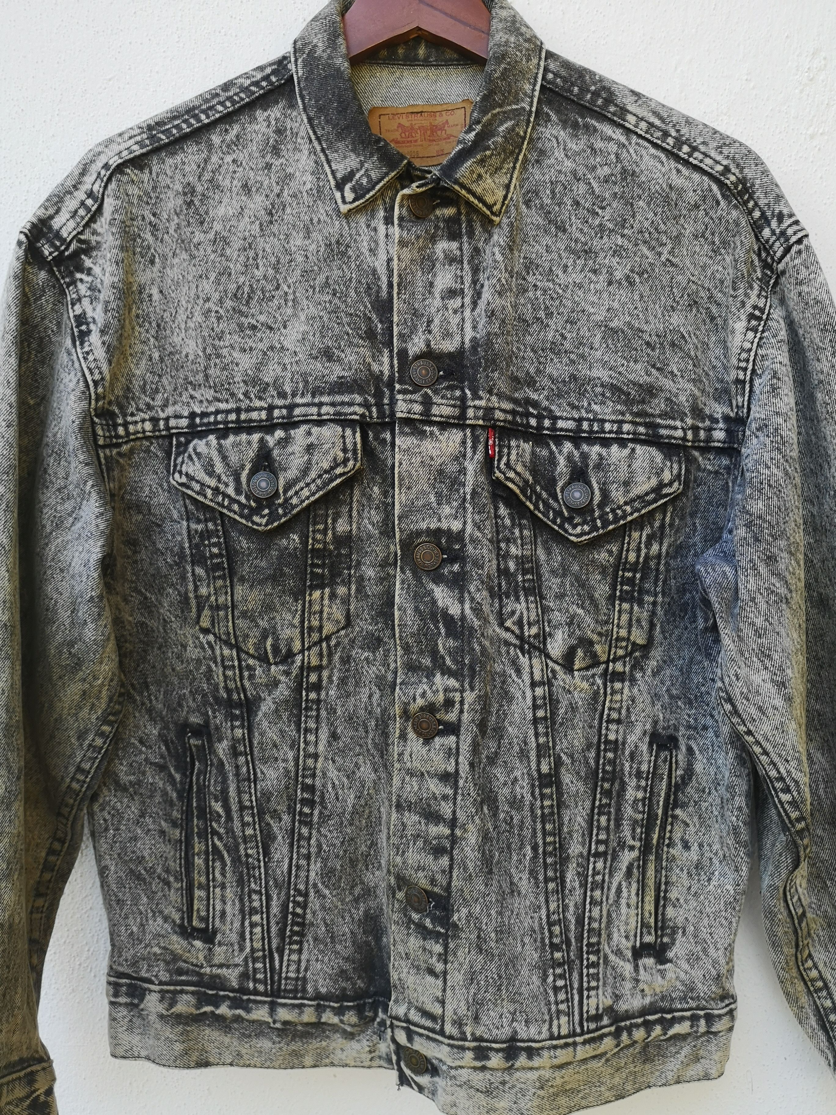 Levi's Vintage Levis Acid Wash Jacket Size US L / EU 52-54 / 3 - 8 Thumbnail