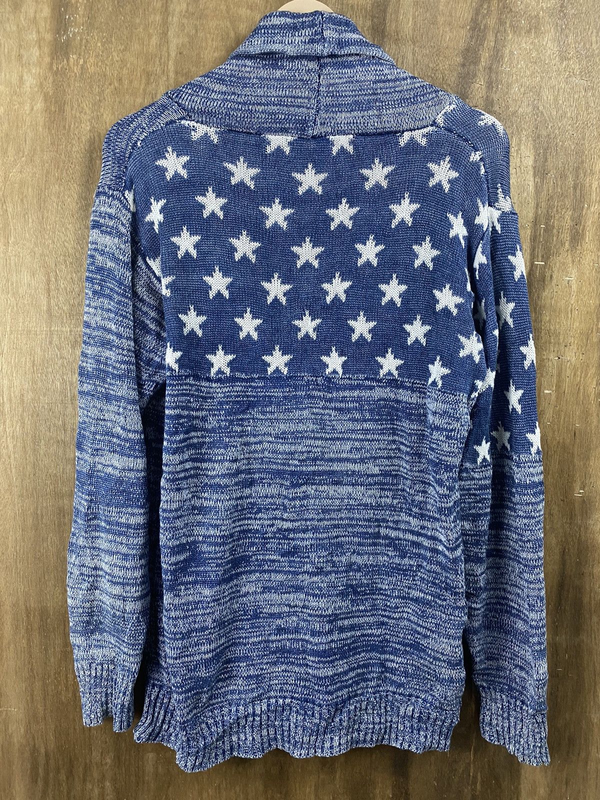 Aran Isles Knitwear × Japanese Brand RCWB Japan patchwork cardigan Knitwear #Z061 Size US L / EU 52-54 / 3 - 17 Thumbnail