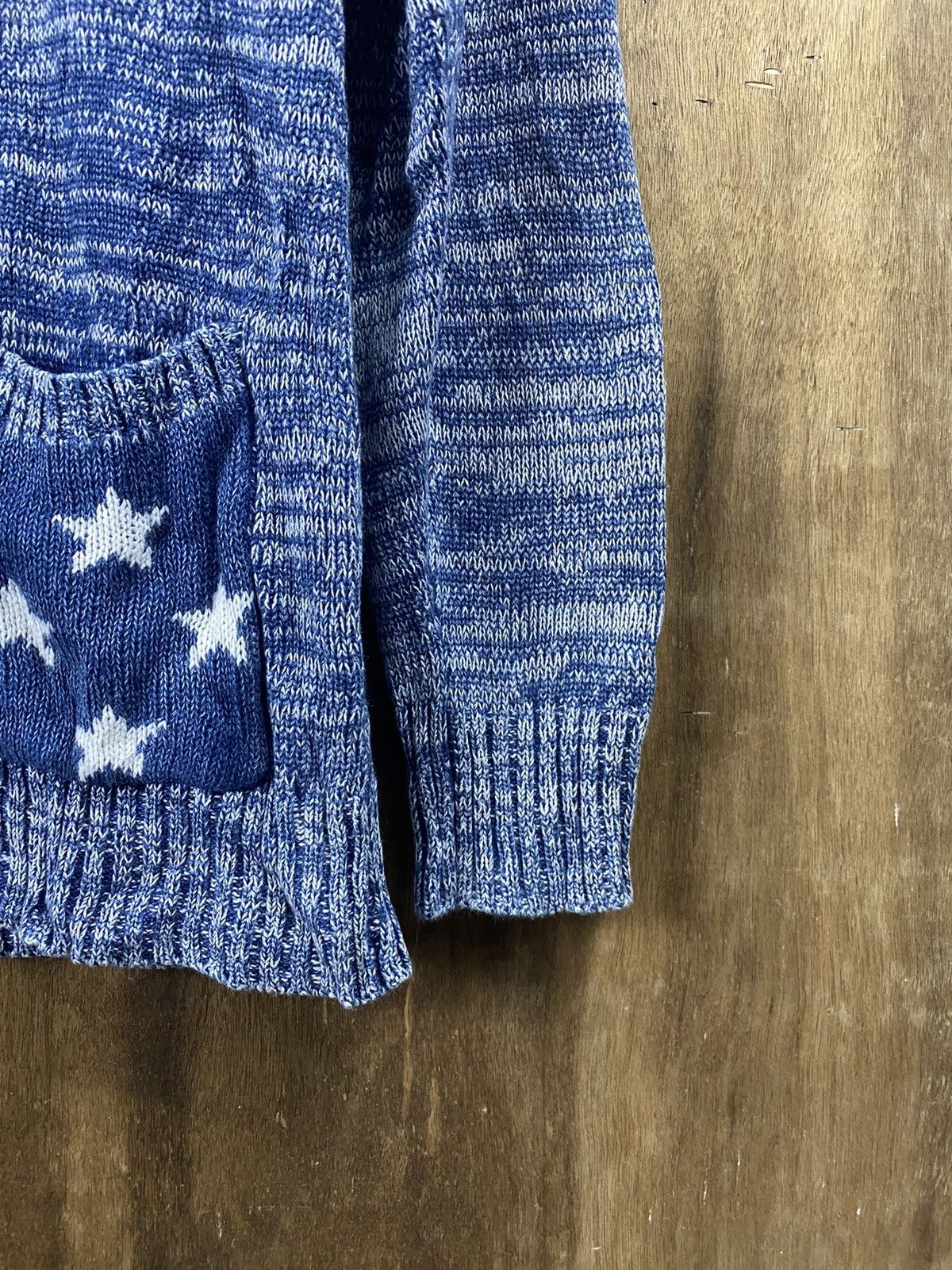 Aran Isles Knitwear × Japanese Brand RCWB Japan patchwork cardigan Knitwear #Z061 Size US L / EU 52-54 / 3 - 3 Thumbnail