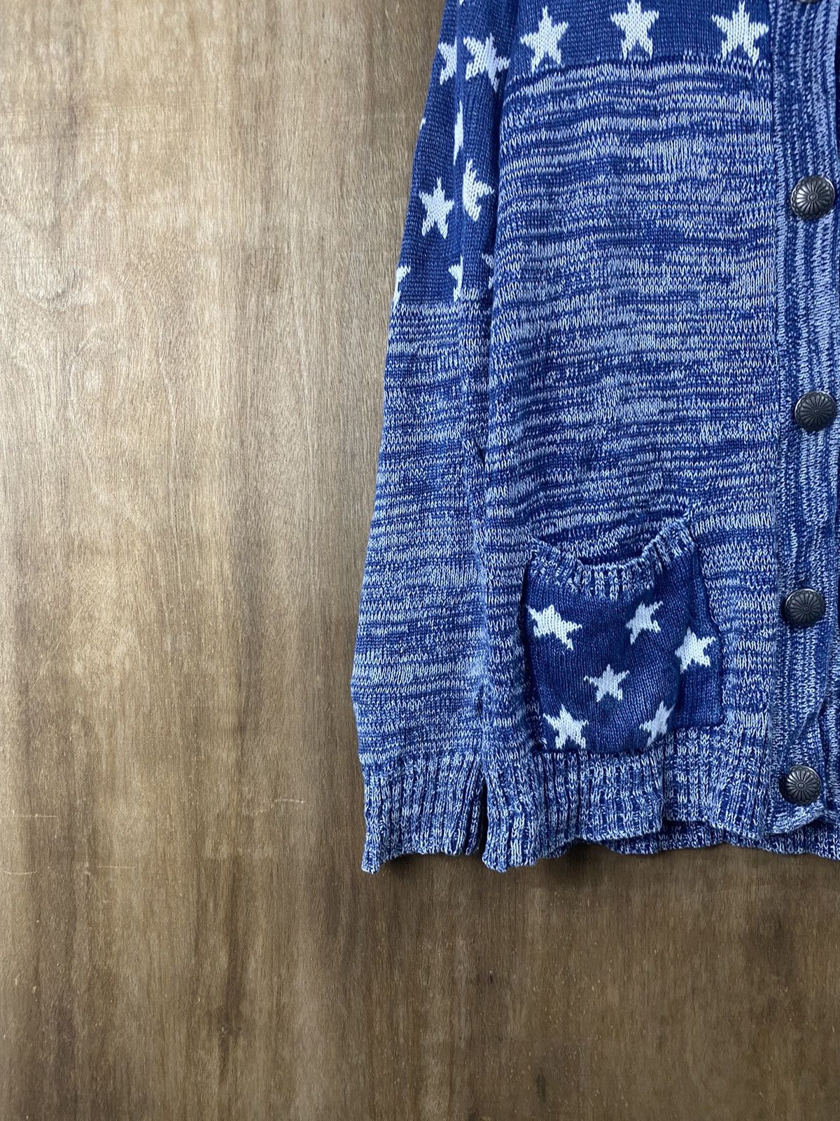 Aran Isles Knitwear × Japanese Brand RCWB Japan patchwork cardigan Knitwear #Z061 Size US L / EU 52-54 / 3 - 4 Thumbnail