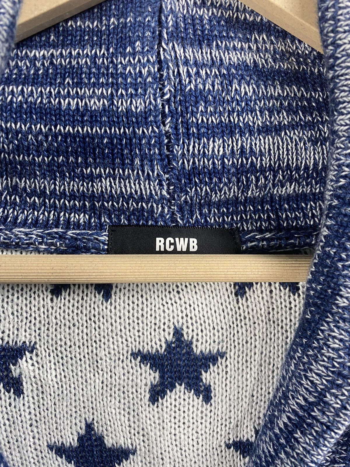 Aran Isles Knitwear × Japanese Brand RCWB Japan patchwork cardigan Knitwear #Z061 Size US L / EU 52-54 / 3 - 8 Thumbnail