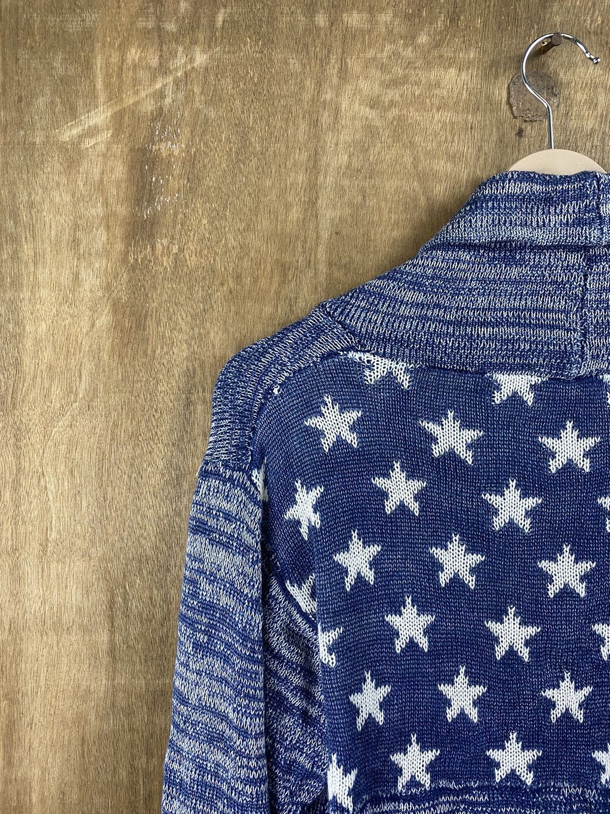Aran Isles Knitwear × Japanese Brand RCWB Japan patchwork cardigan Knitwear #Z061 Size US L / EU 52-54 / 3 - 13 Thumbnail