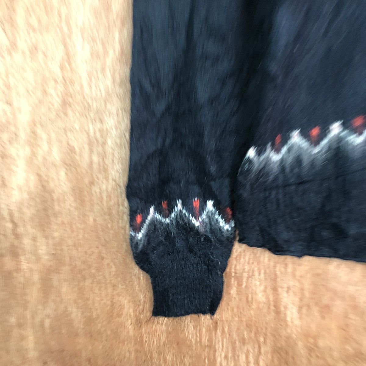 Homespun Knitwear × LOWRYS FARM × Vintage Lowrys Farm Black Navajo Knitwear fur mohair #c339 Size M / US 6-8 / IT 42-44 - 6 Thumbnail