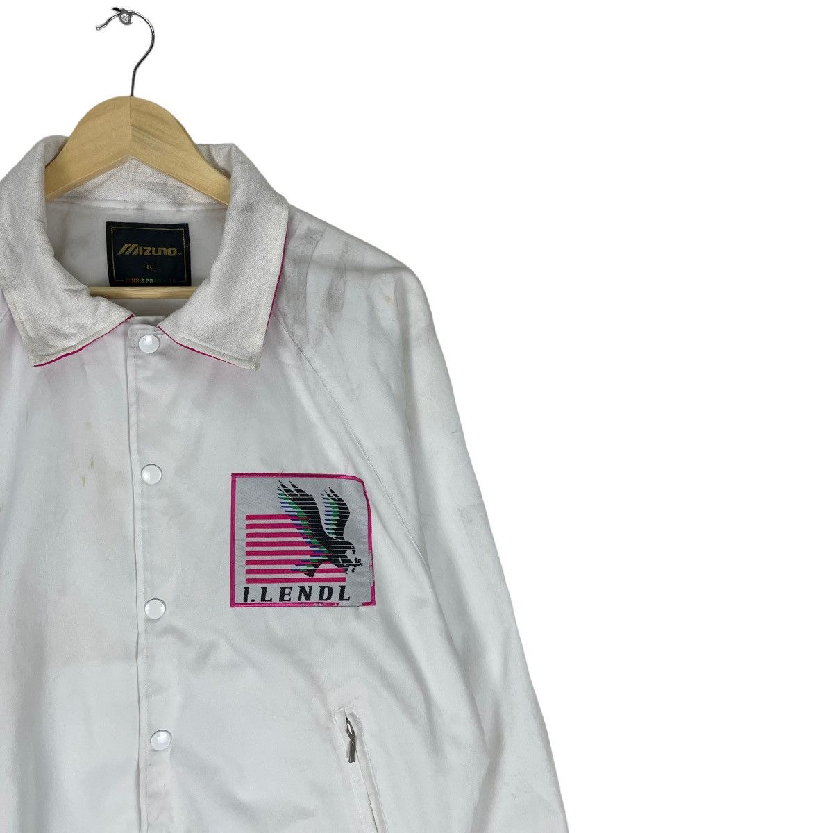 Mizuno ❄️90s MIZUNO IVAN LENDL LIGHT ZIPPER JACKET Size US L / EU 52-54 / 3 - 2 Thumbnail