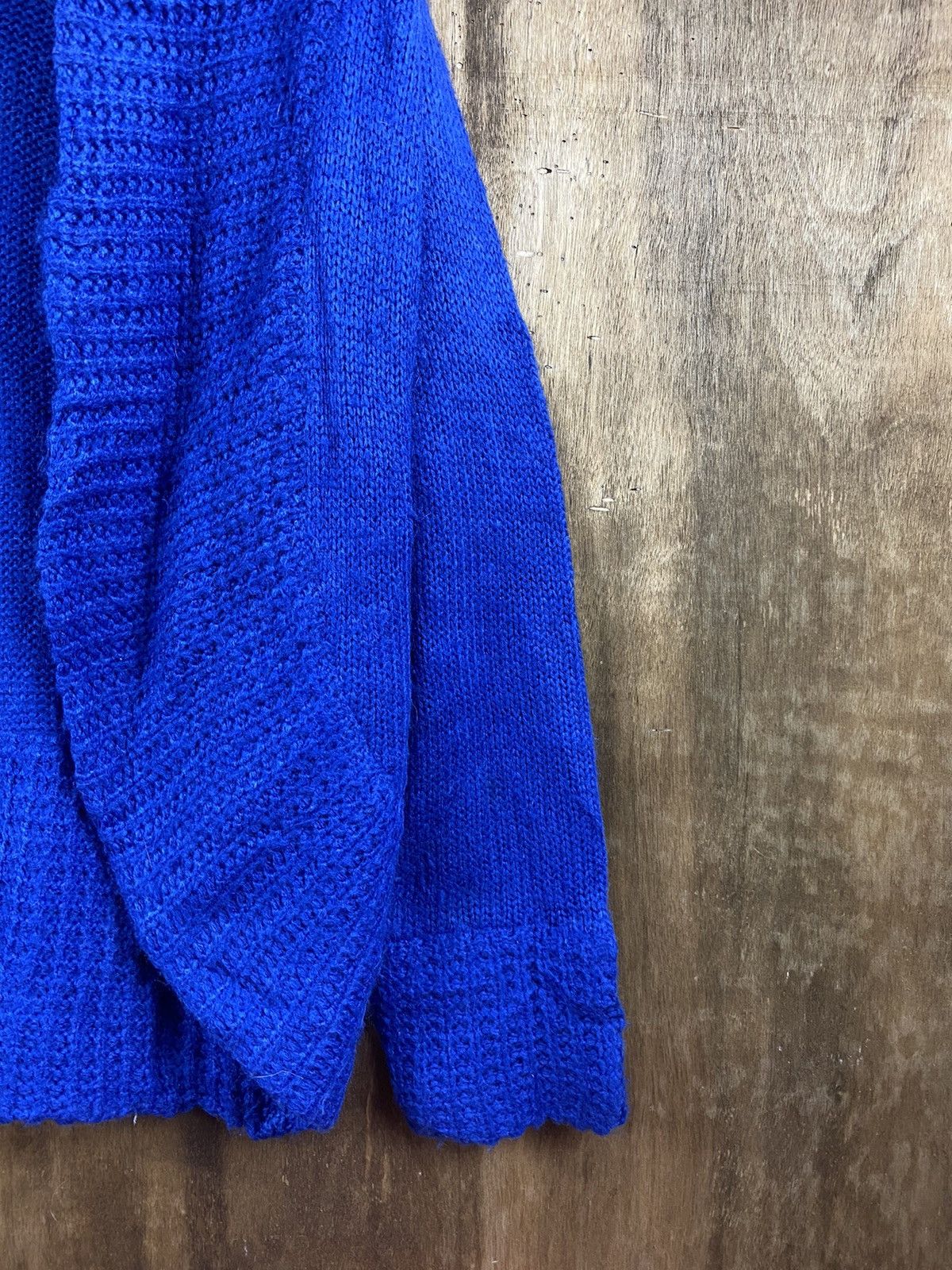 Japanese Brand Rodes Roses Japanese cardigan blue Knitwear #Z027 Size US M / EU 48-50 / 2 - 6 Thumbnail