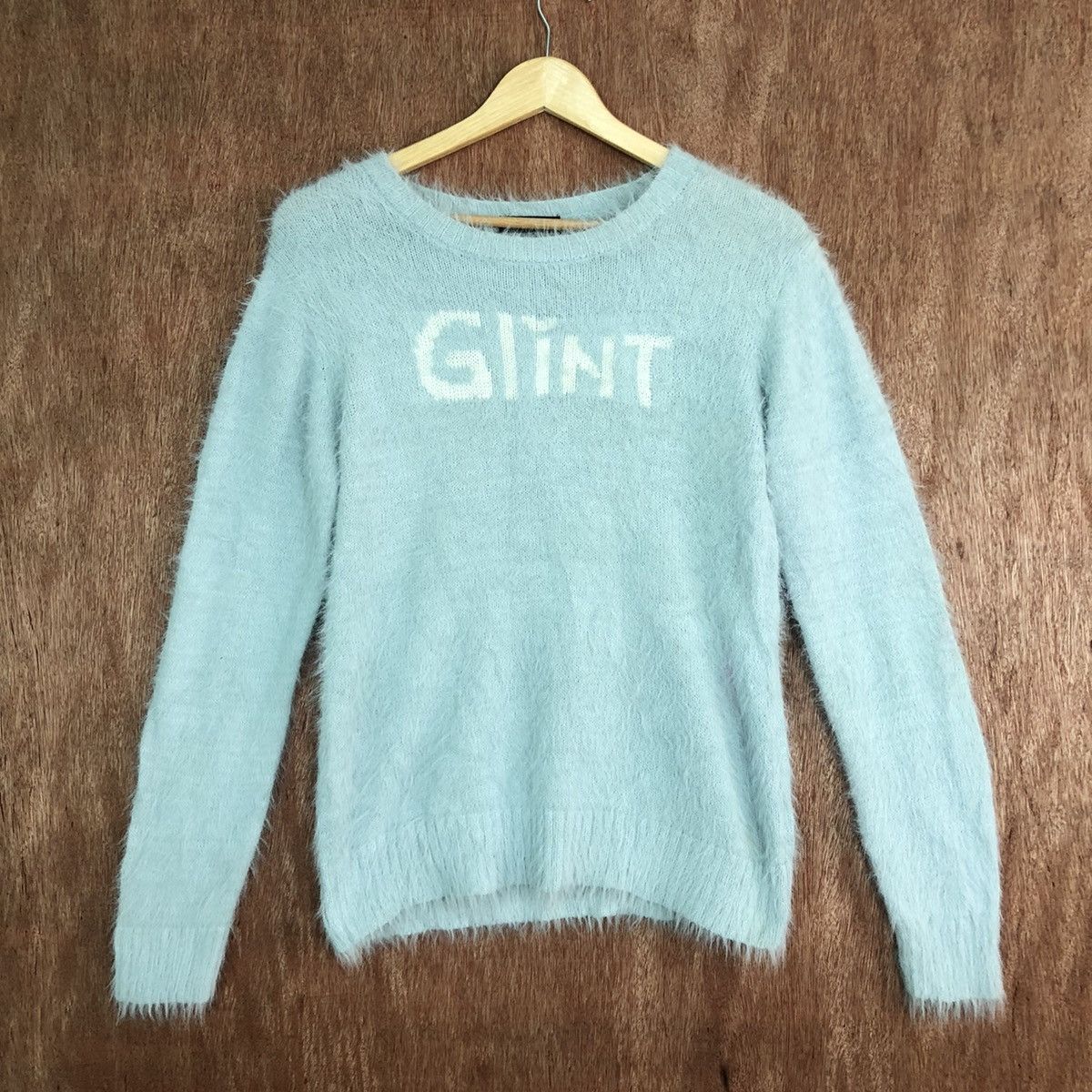 Homespun Knitwear Mariaarjue Soft Blue Mohair Shag Shaggy Knitwear #c318 Size US S / EU 44-46 / 1 - 3 Thumbnail