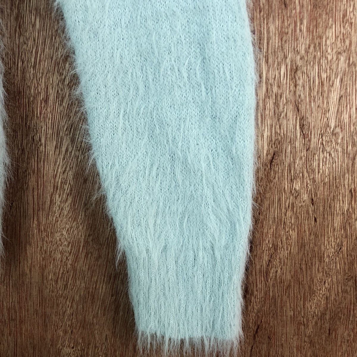 Homespun Knitwear Mariaarjue Soft Blue Mohair Shag Shaggy Knitwear #c318 Size US S / EU 44-46 / 1 - 4 Thumbnail