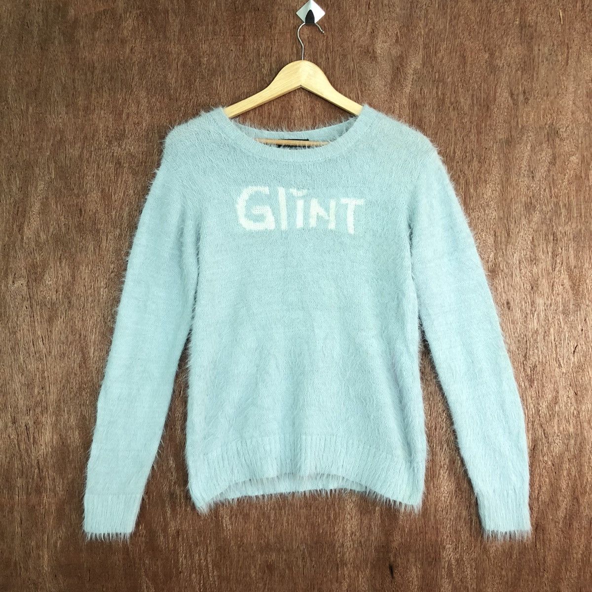 Homespun Knitwear Mariaarjue Soft Blue Mohair Shag Shaggy Knitwear #c318 Size US S / EU 44-46 / 1 - 1 Thumbnail