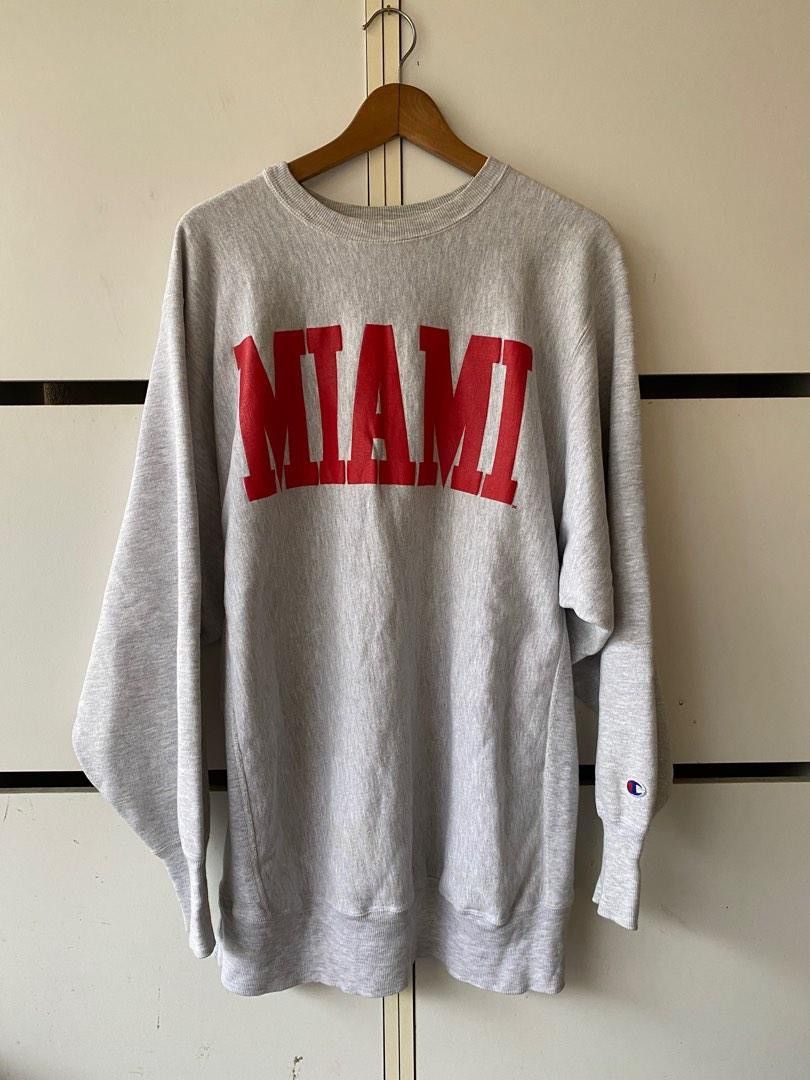 Champion × Vintage VINTAGE MIAMI SPELL OUT CHAMPION SWEATSHIRT Size US XXL / EU 58 / 5 - 1 Thumbnail