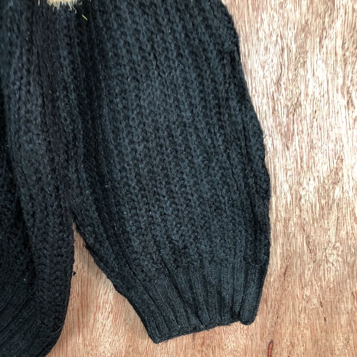 Homespun Knitwear DLL INGNI STRIPE BROWN BLACK MOHAIR KNITWEAR #c401 Size US M / EU 48-50 / 2 - 4 Thumbnail