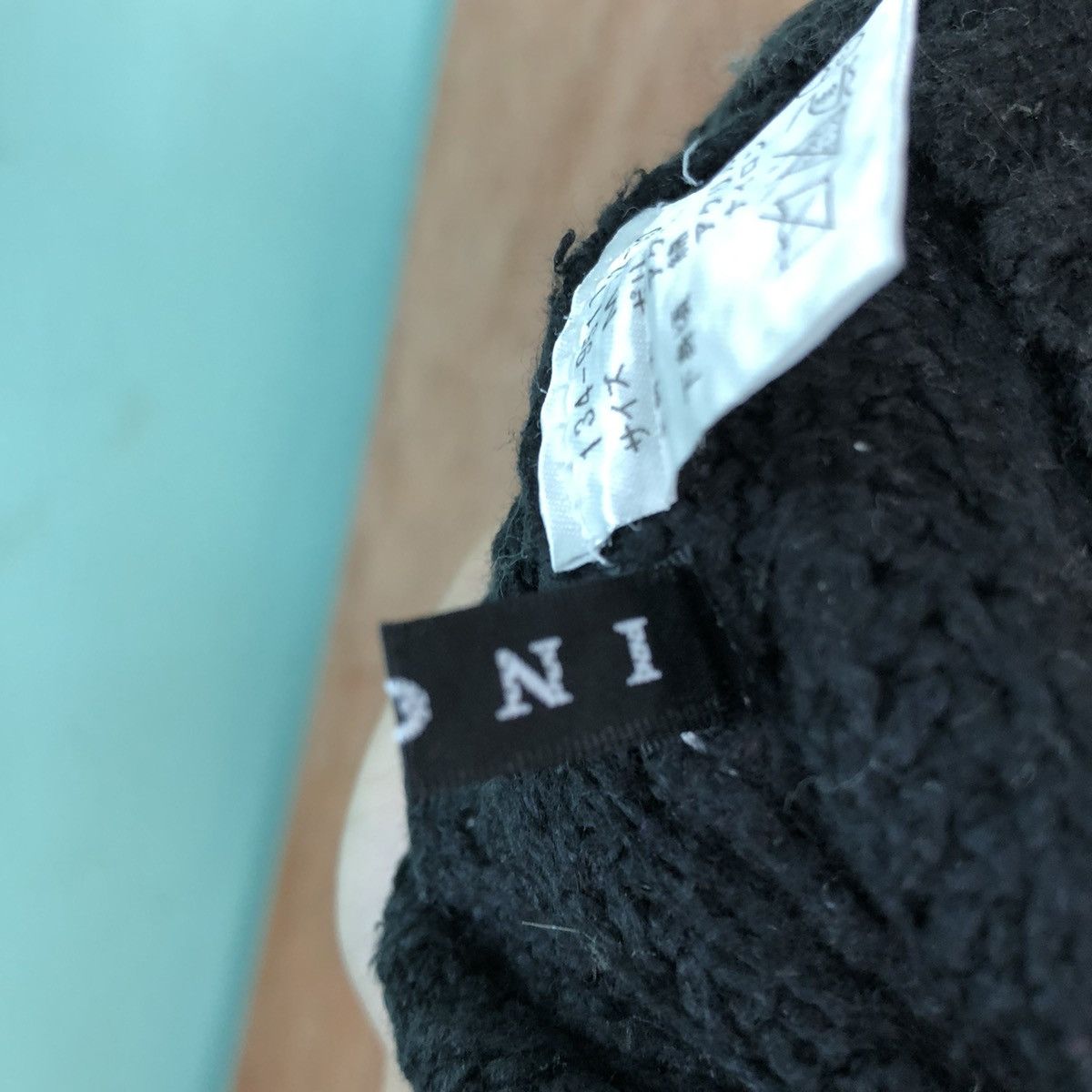 Homespun Knitwear DLL INGNI STRIPE BROWN BLACK MOHAIR KNITWEAR #c401 Size US M / EU 48-50 / 2 - 11 Thumbnail
