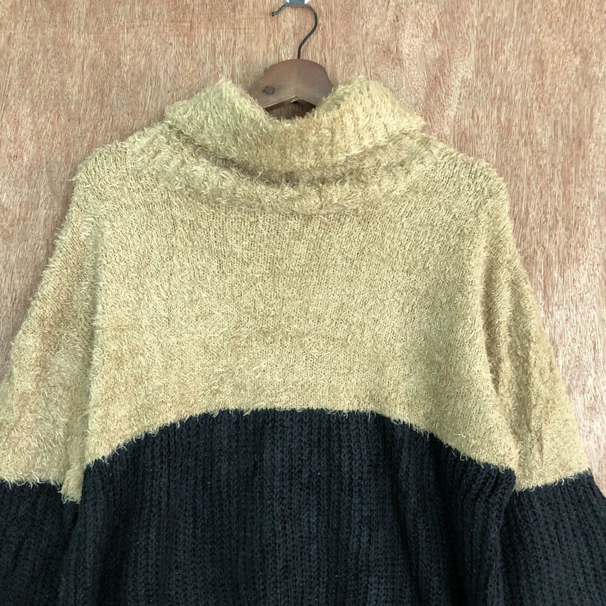 Homespun Knitwear DLL INGNI STRIPE BROWN BLACK MOHAIR KNITWEAR #c401 Size US M / EU 48-50 / 2 - 2 Thumbnail