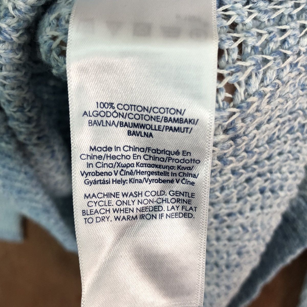 Chaps × Homespun Knitwear × Ralph Lauren Chaps Ralph Lauren sweatshirt knitwear soft blue #6115 Size US XL / EU 56 / 4 - 10 Thumbnail