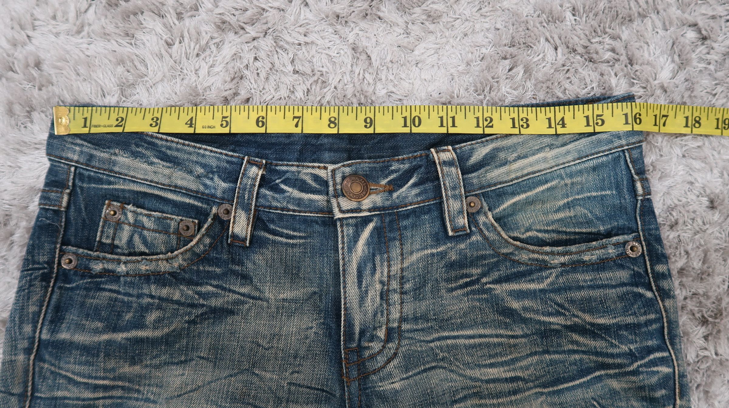 Other Vintage Agate Rusty Flared Jeans Size US 31 - 15 Thumbnail