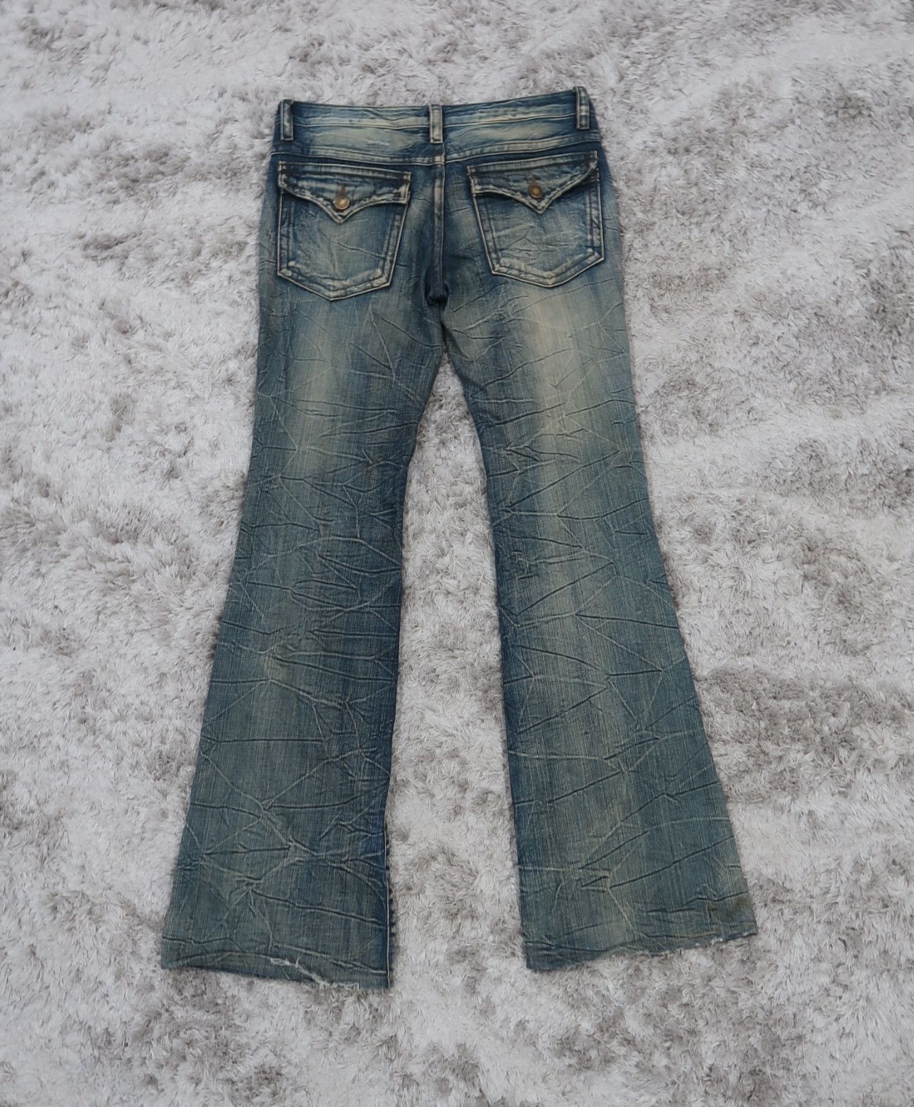 Other Vintage Agate Rusty Flared Jeans Size US 31 - 8 Thumbnail