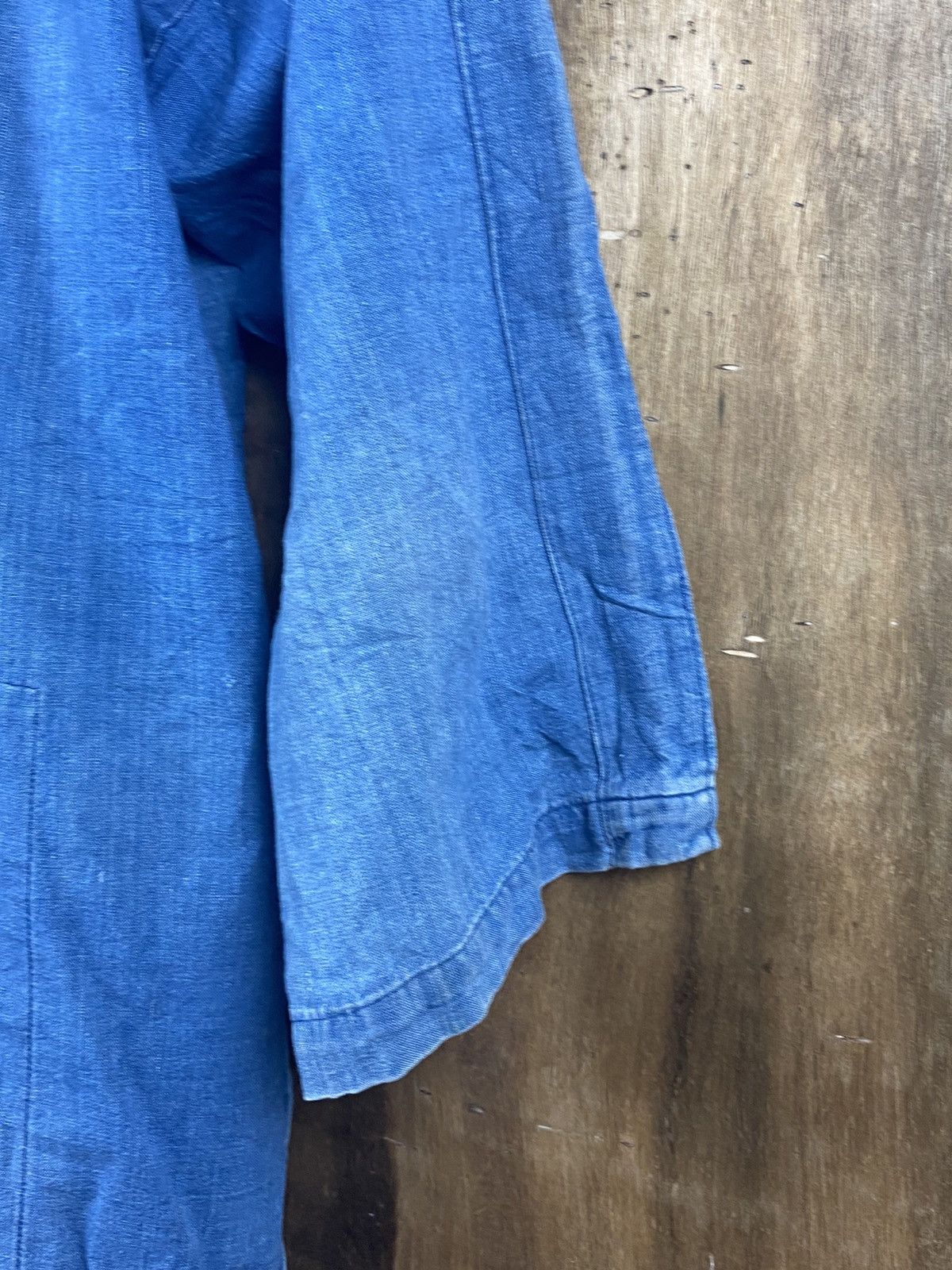 Indigo Japanese vintage indigo kimono cardigan #Z050 Size US L / EU 52-54 / 3 - 11 Thumbnail