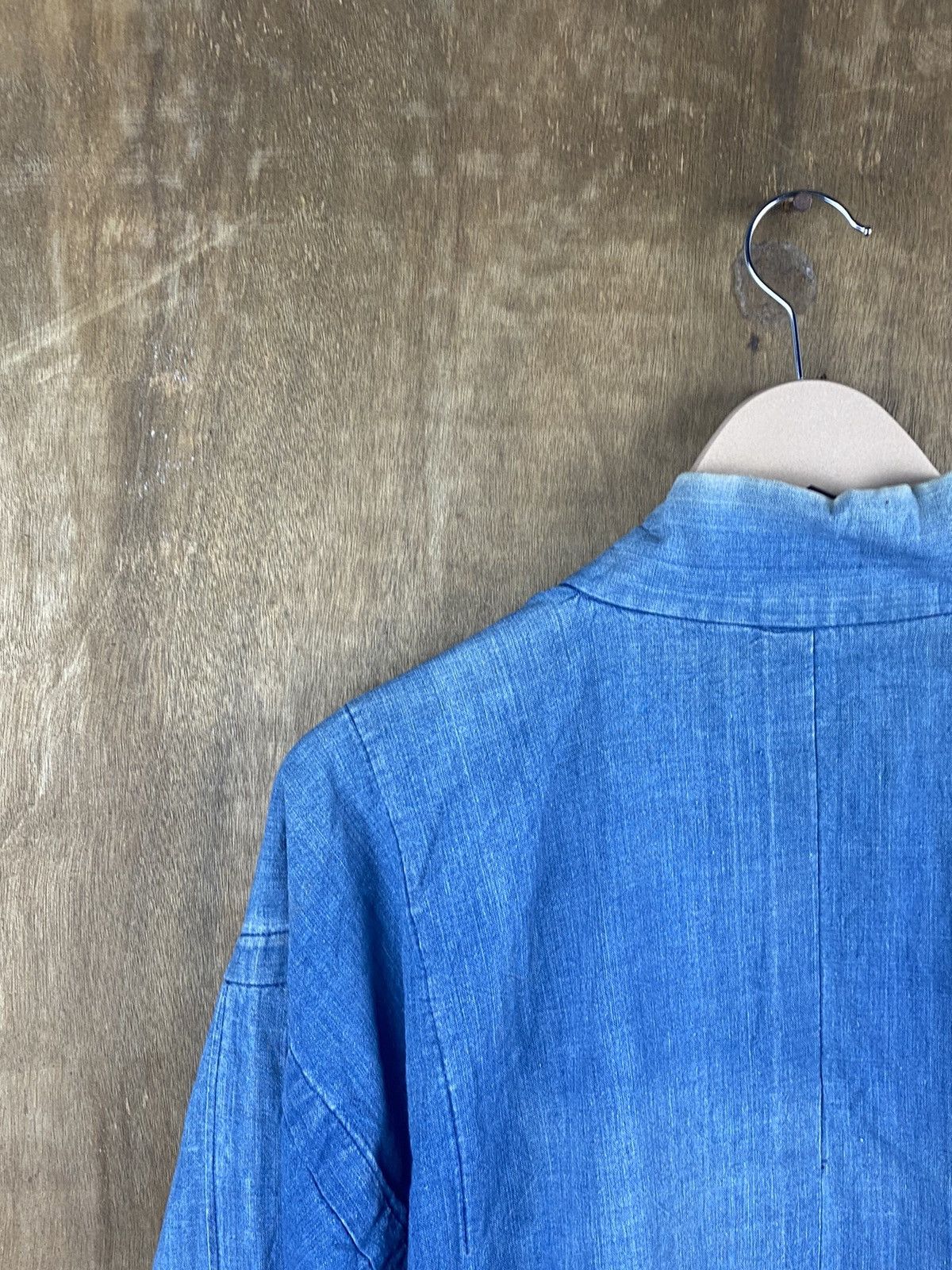 Indigo Japanese vintage indigo kimono cardigan #Z050 Size US L / EU 52-54 / 3 - 14 Thumbnail
