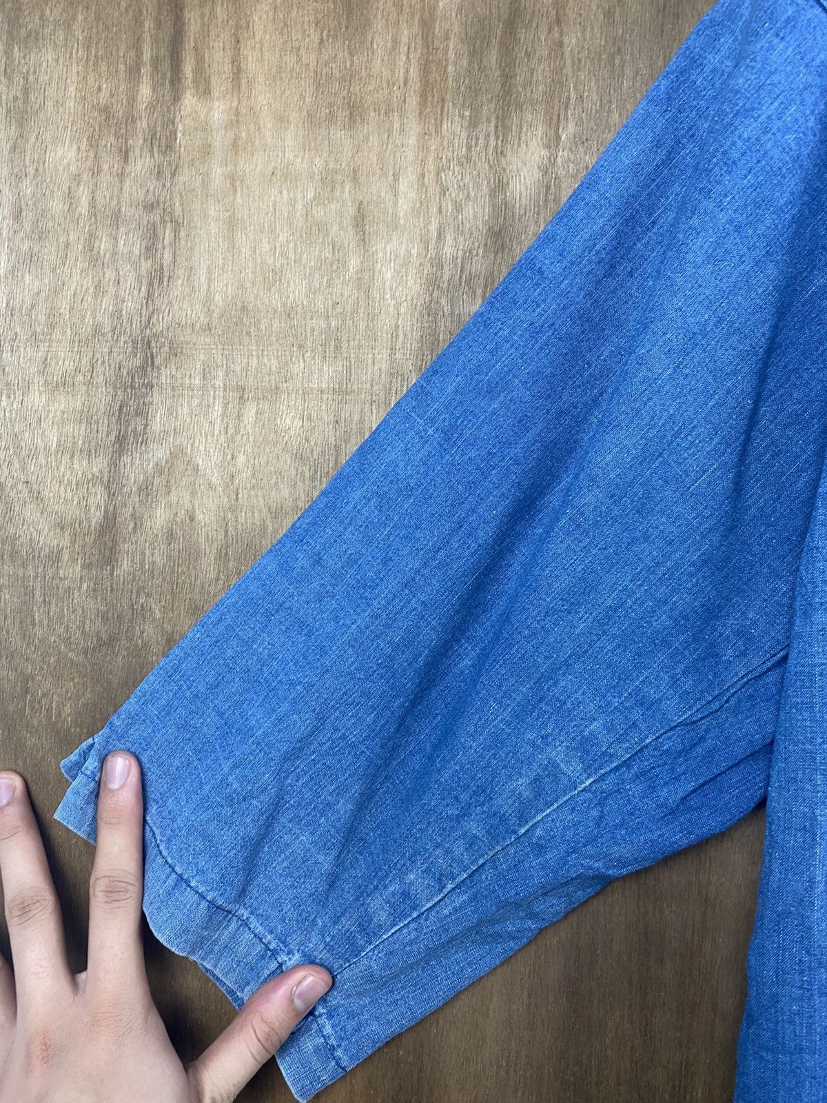 Indigo Japanese vintage indigo kimono cardigan #Z050 Size US L / EU 52-54 / 3 - 4 Thumbnail