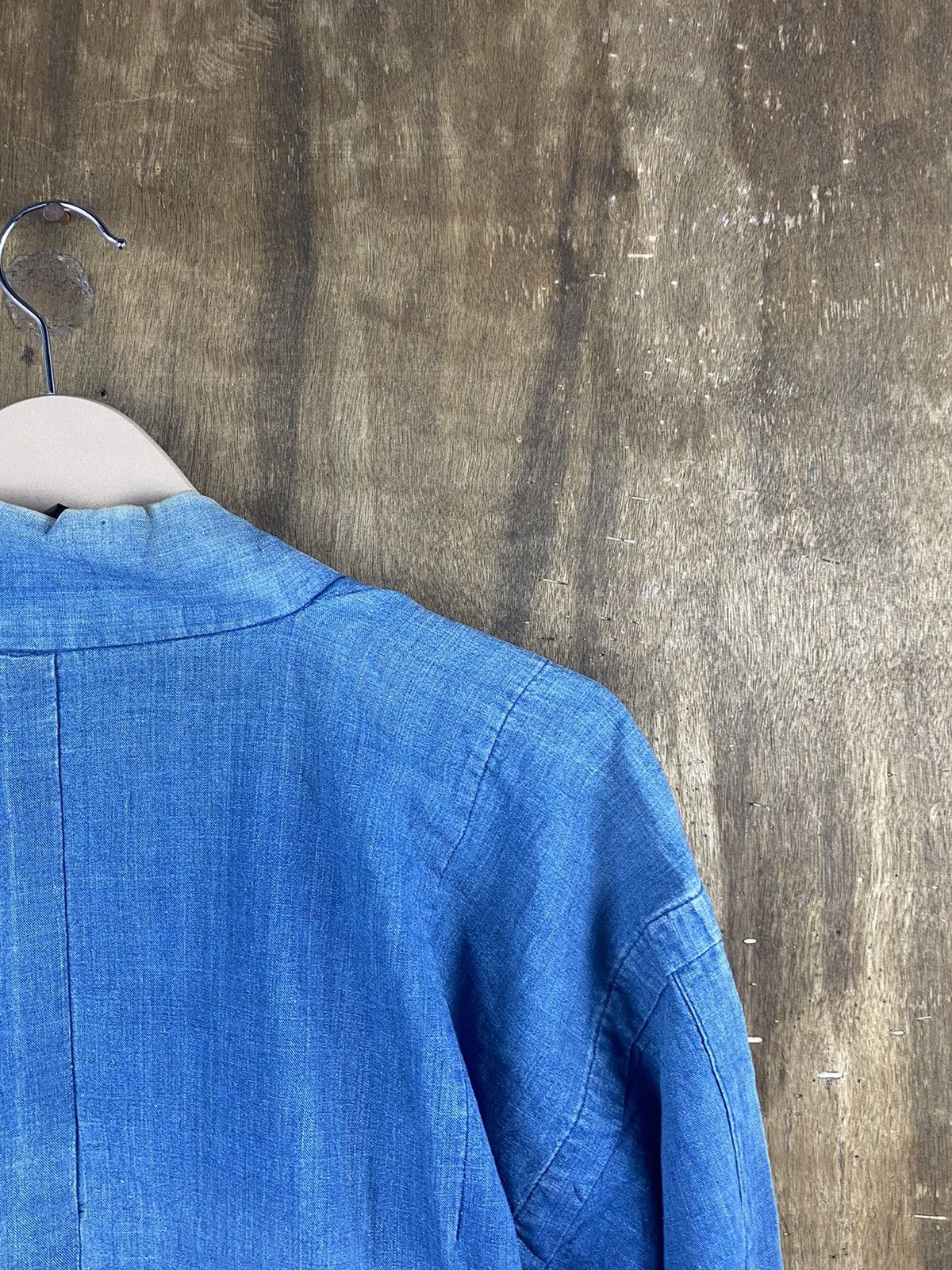 Indigo Japanese vintage indigo kimono cardigan #Z050 Size US L / EU 52-54 / 3 - 13 Thumbnail