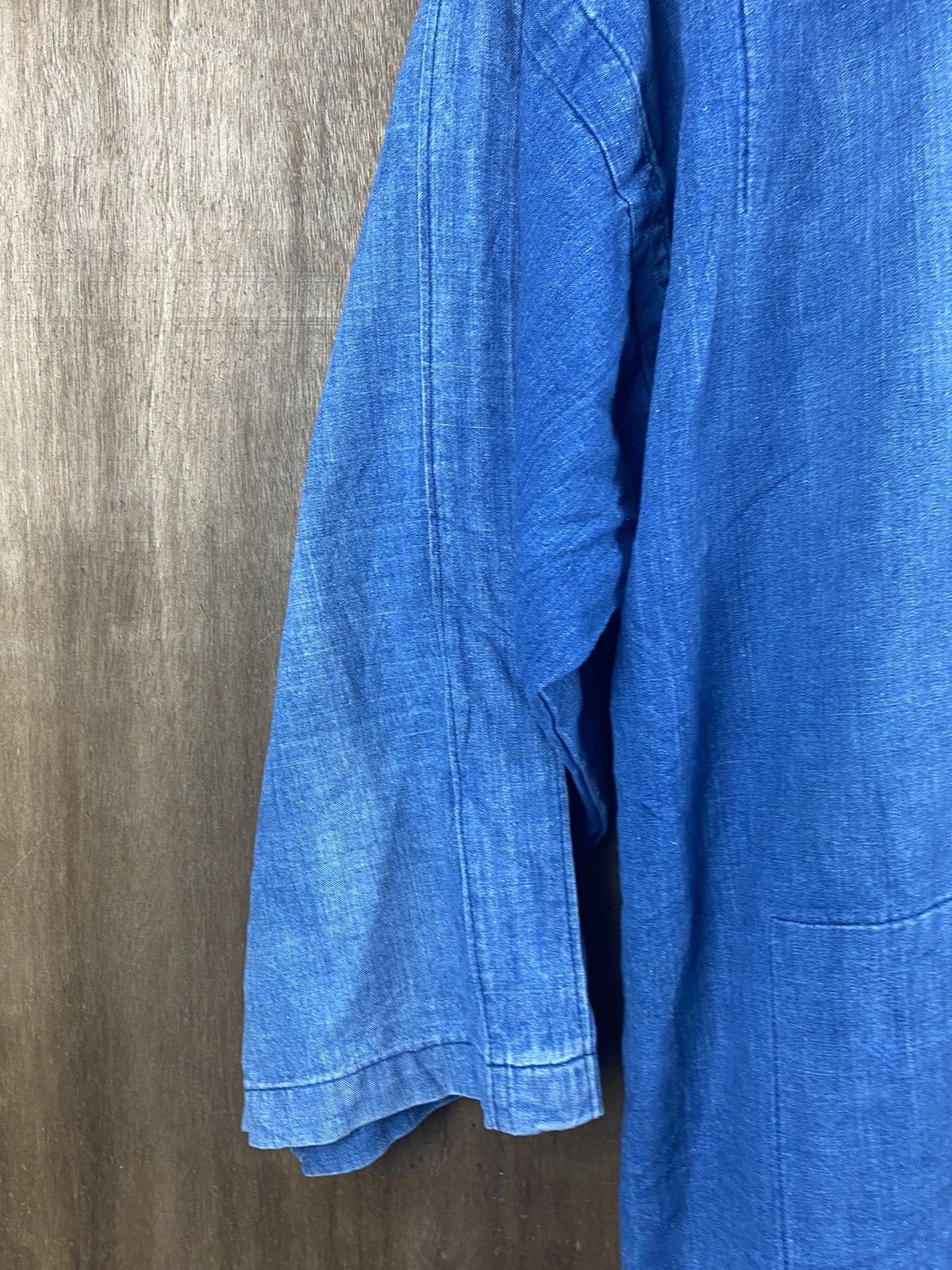 Indigo Japanese vintage indigo kimono cardigan #Z050 Size US L / EU 52-54 / 3 - 10 Thumbnail