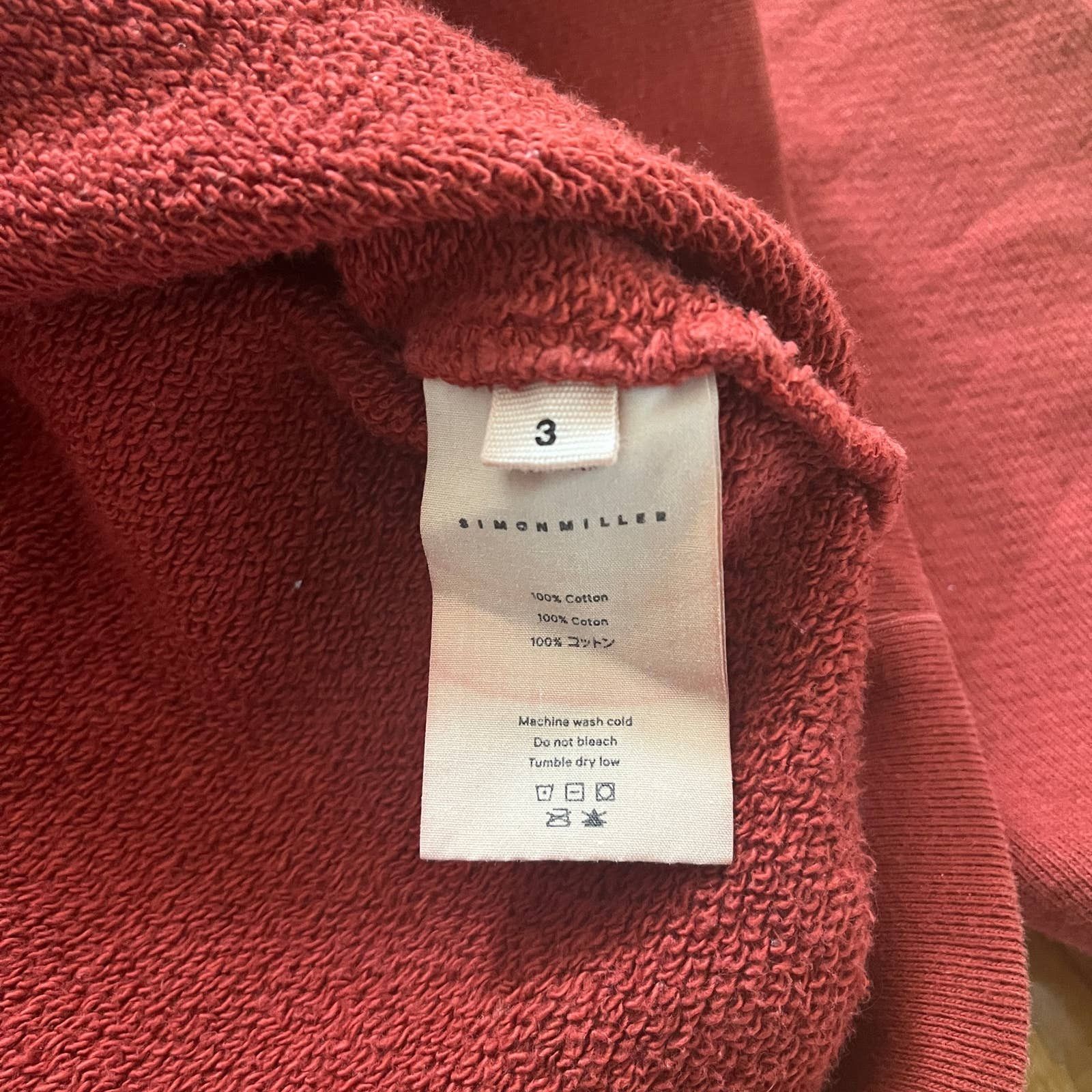 Simon Miller Simon Miller Burnt Orange hoodie Size 3 Size US XL / EU 56 / 4 - 3 Thumbnail