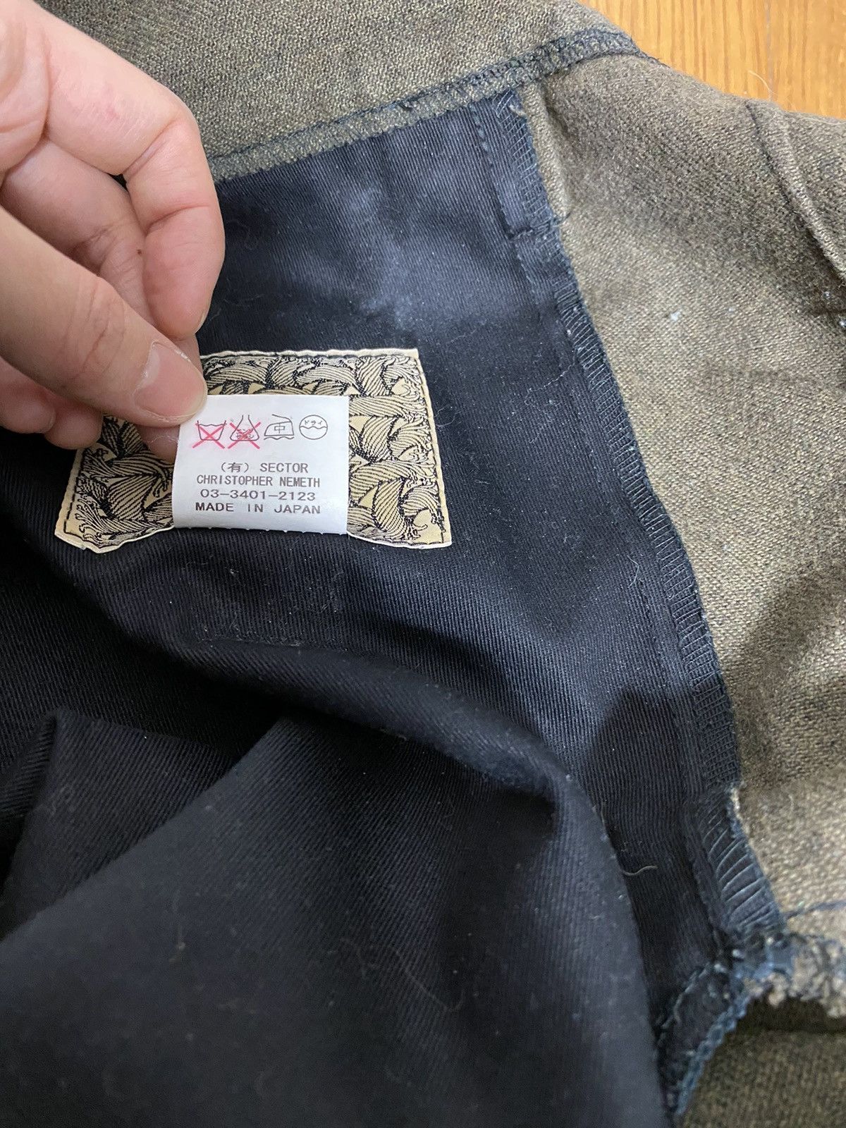 Christopher Nemeth × Japanese Brand Christopher nemeth wool