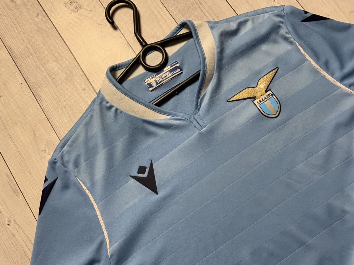 Vintage Soccer jersey Lazio macron size L Size US L / EU 52-54 / 3 - 3 Thumbnail