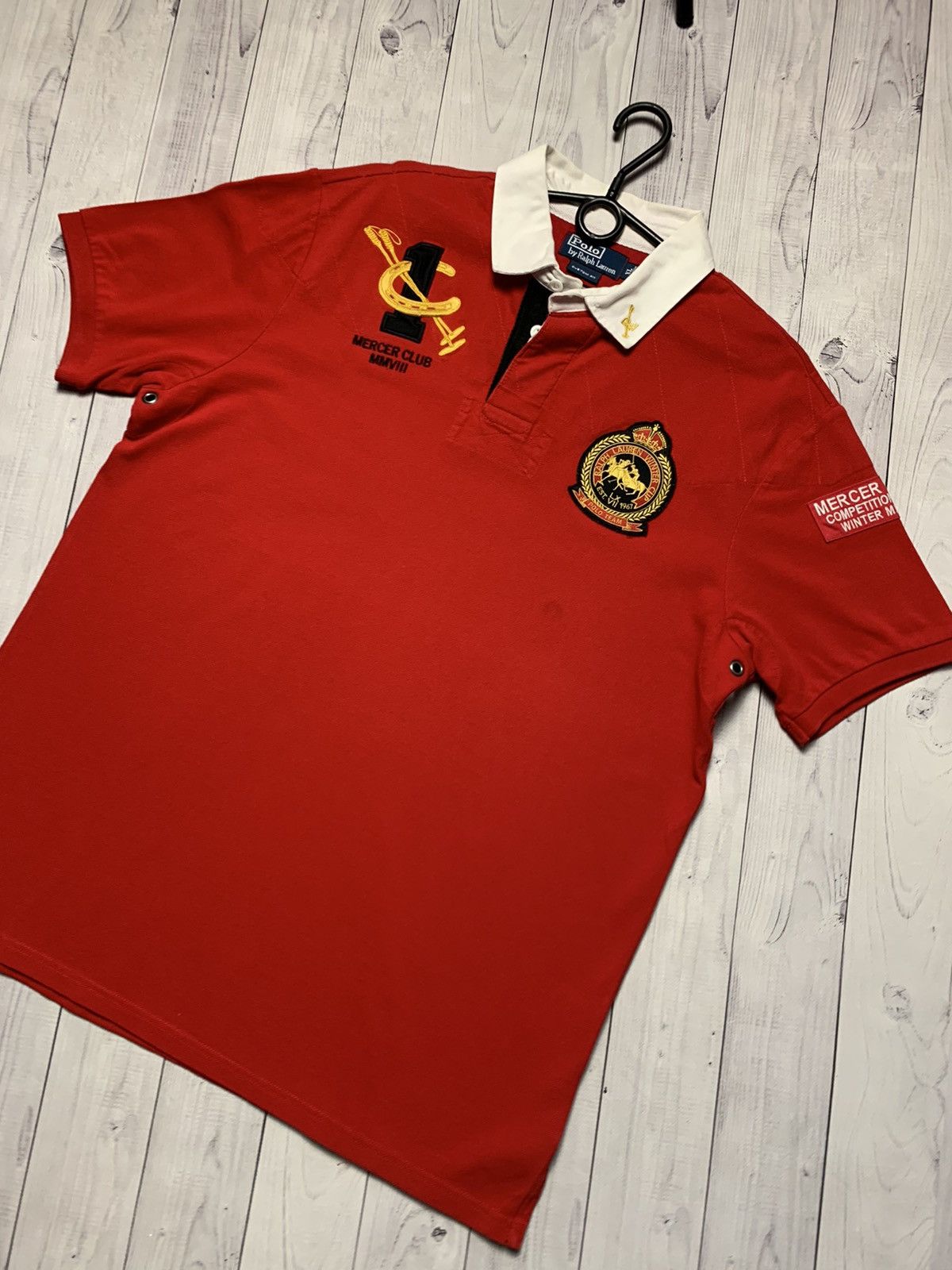 Ralph Lauren Vintage polo Ralph Lauren Winter cup Mercer Club size M logo Size US XL / EU 56 / 4 - 2 Thumbnail