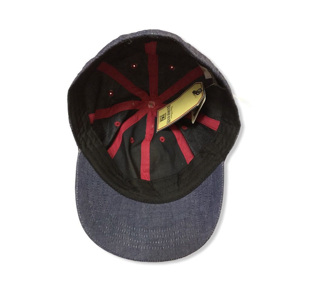 Japanese Brand Basiquenti japanese brand denim material hat Size ONE SIZE - 7 Thumbnail
