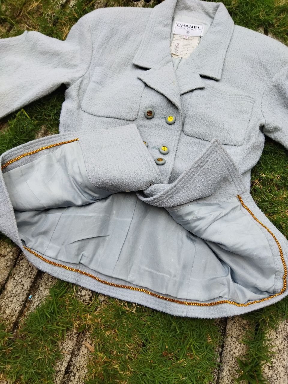 Chanel Vintage Chanel Boutique Wool Jacket Size S / US 4 / IT 40 - 8 Thumbnail
