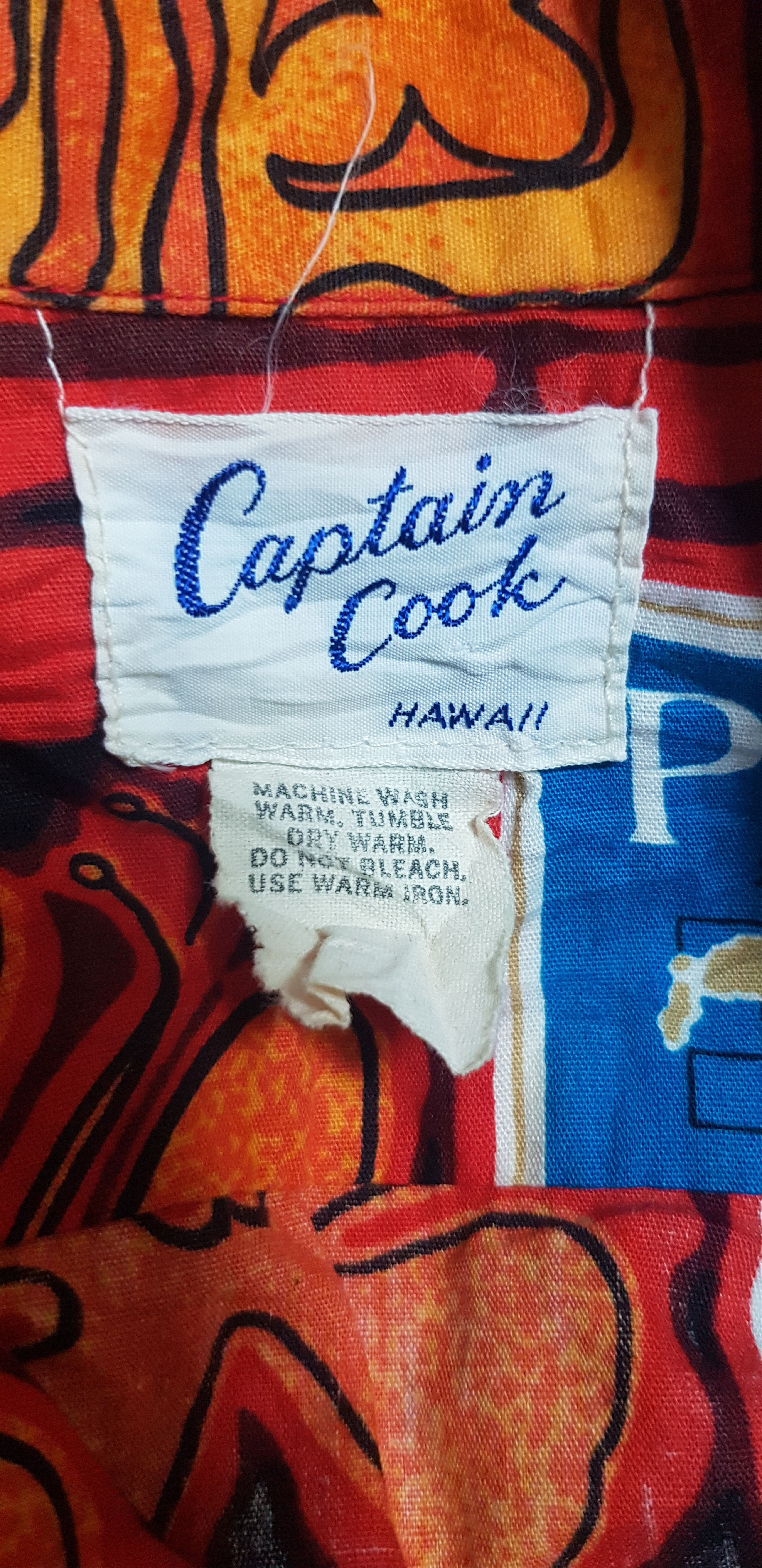 Vintage primo hawaiian shirt 70s Size US L / EU 52-54 / 3 - 5 Thumbnail