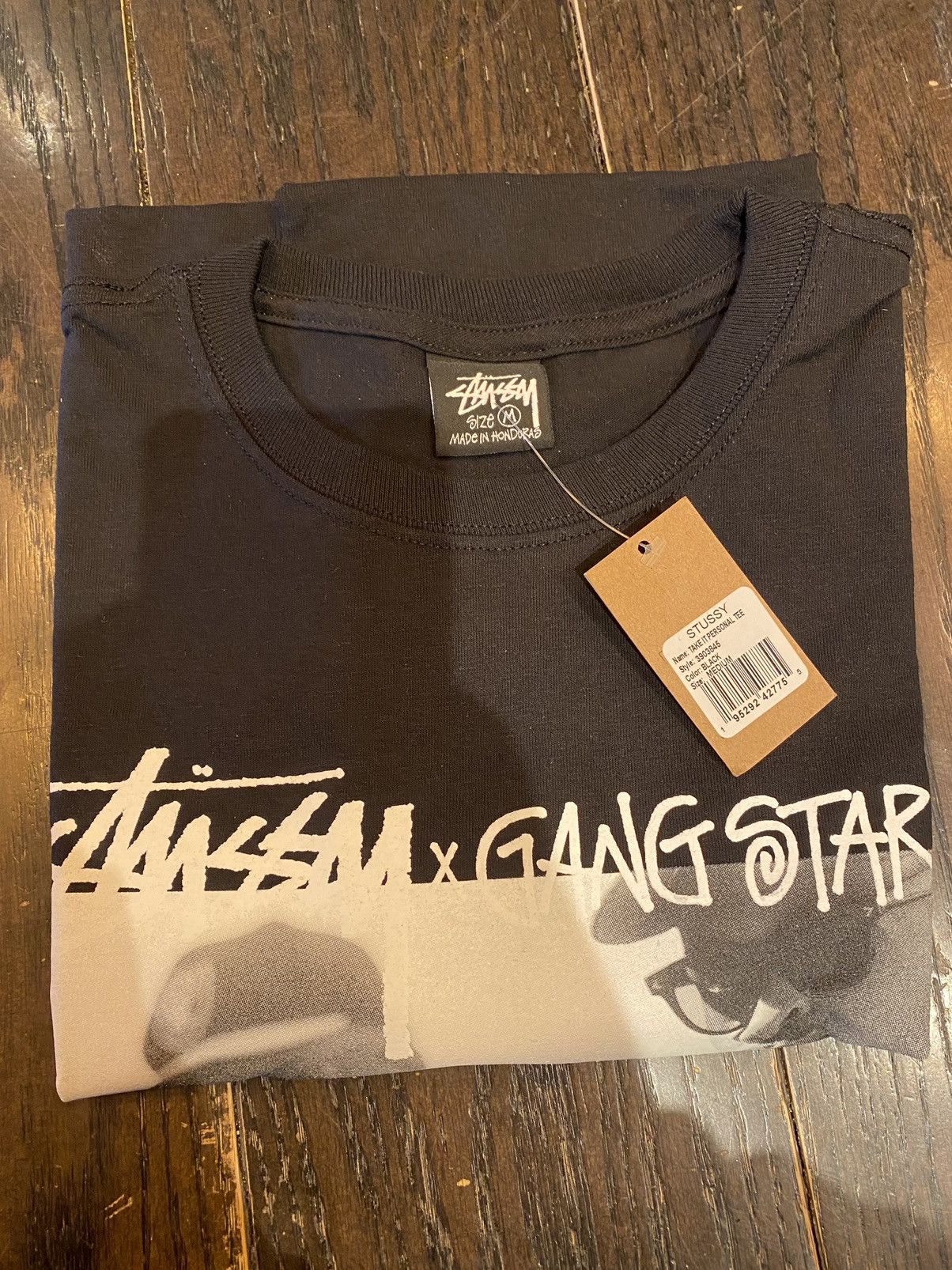 Stussy Stussy Gang Starr Take It Personal Tee In Hand | Grailed