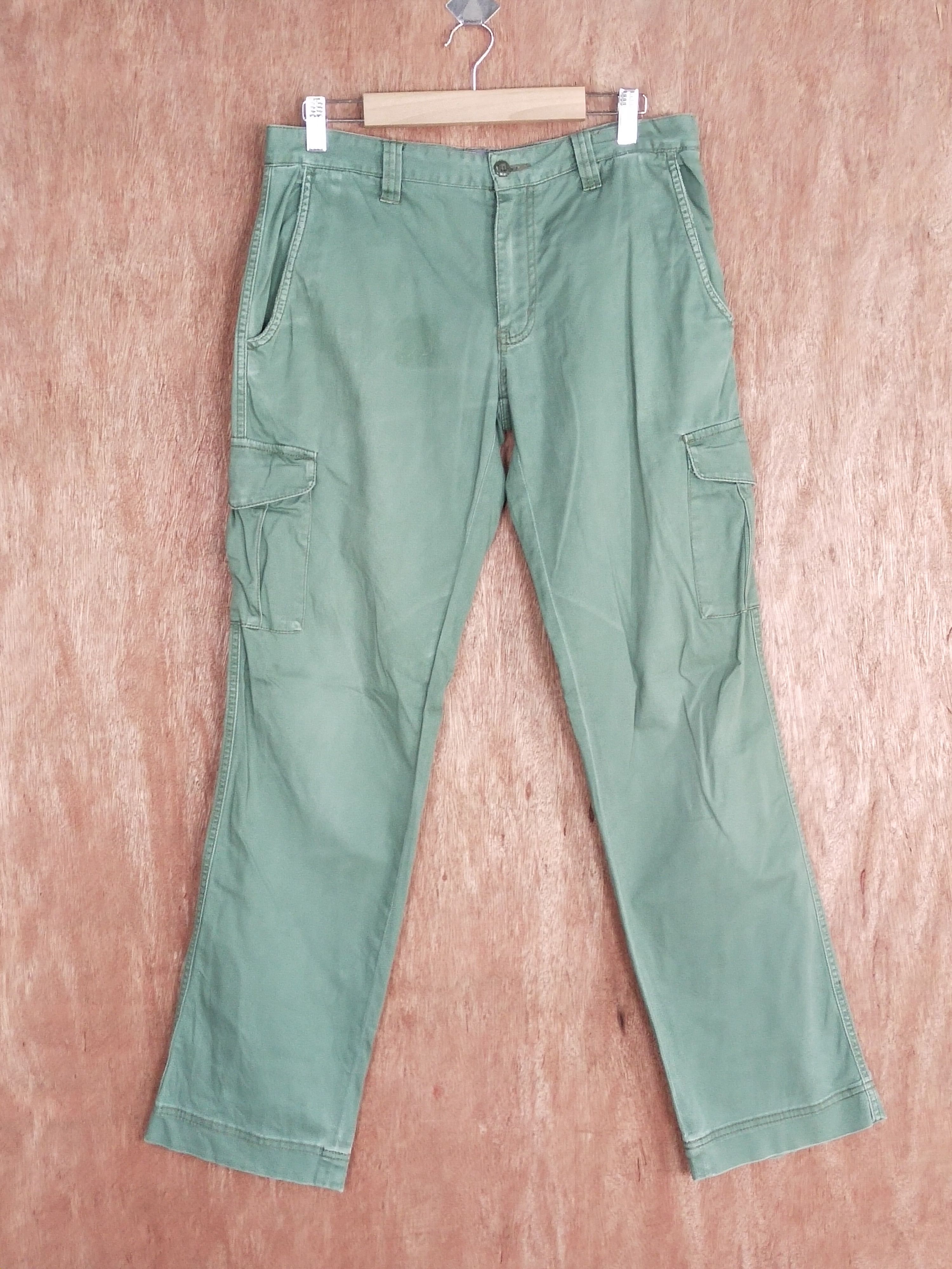 Global Work Global Work green multipocket tactical cargo pants #S113 Size US 30 / EU 46 - 1 Thumbnail