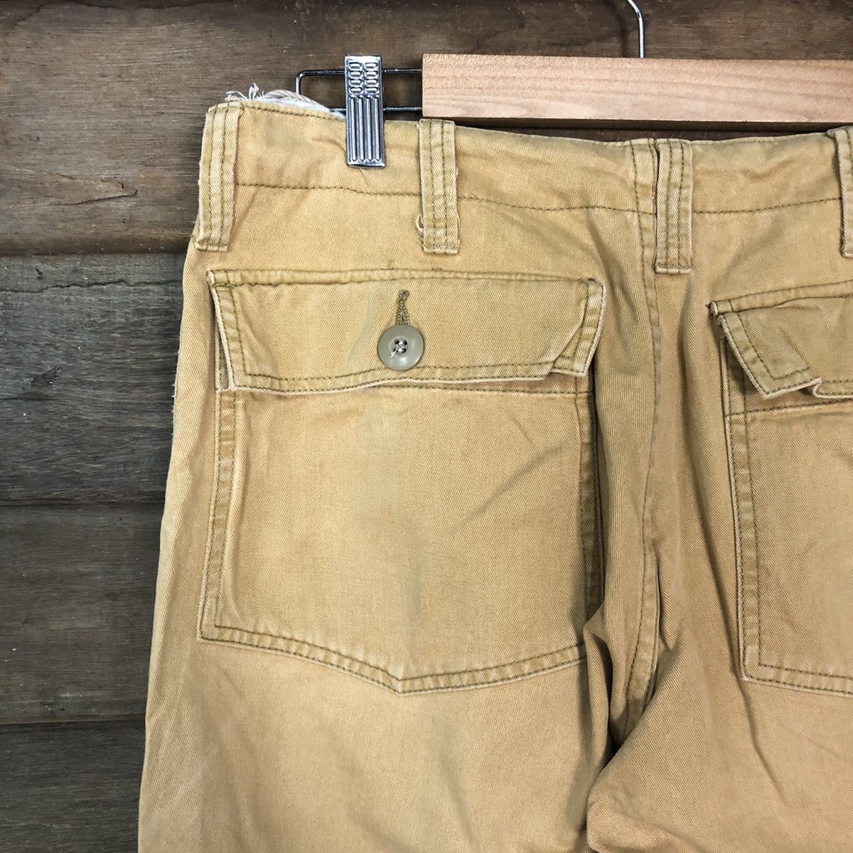 Japanese Brand Back Number Brown Casual Pants #4514 Size US 29 - 12 Thumbnail