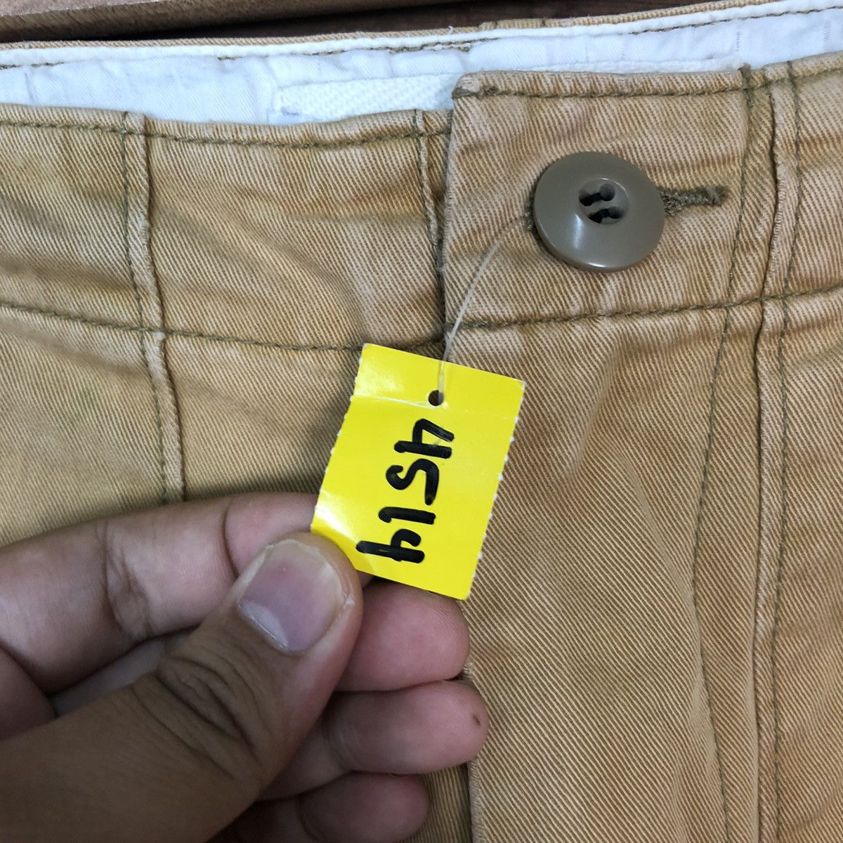 Japanese Brand Back Number Brown Casual Pants #4514 Size US 29 - 8 Thumbnail